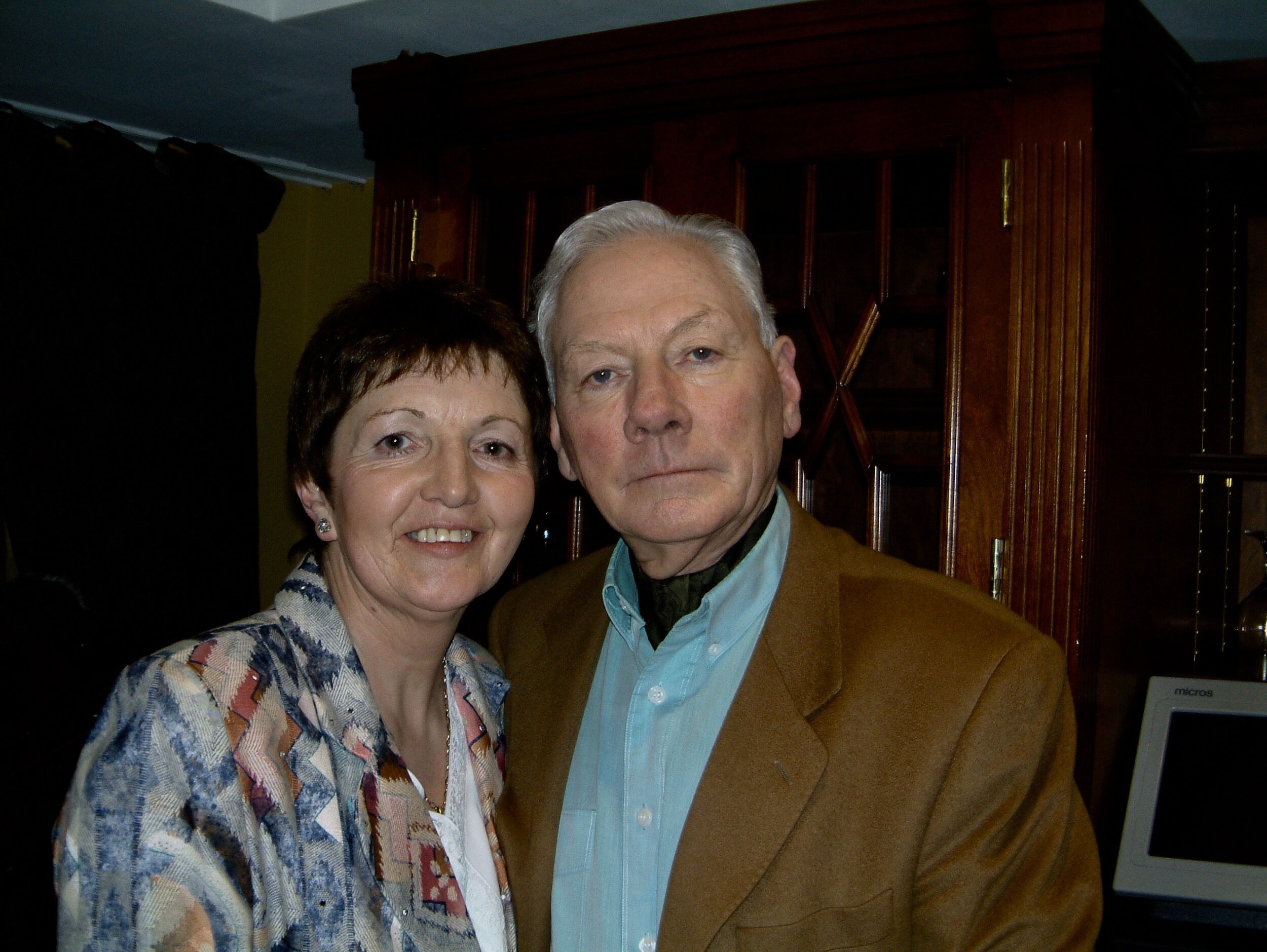  Margo with Gay Byrne in Dublin 