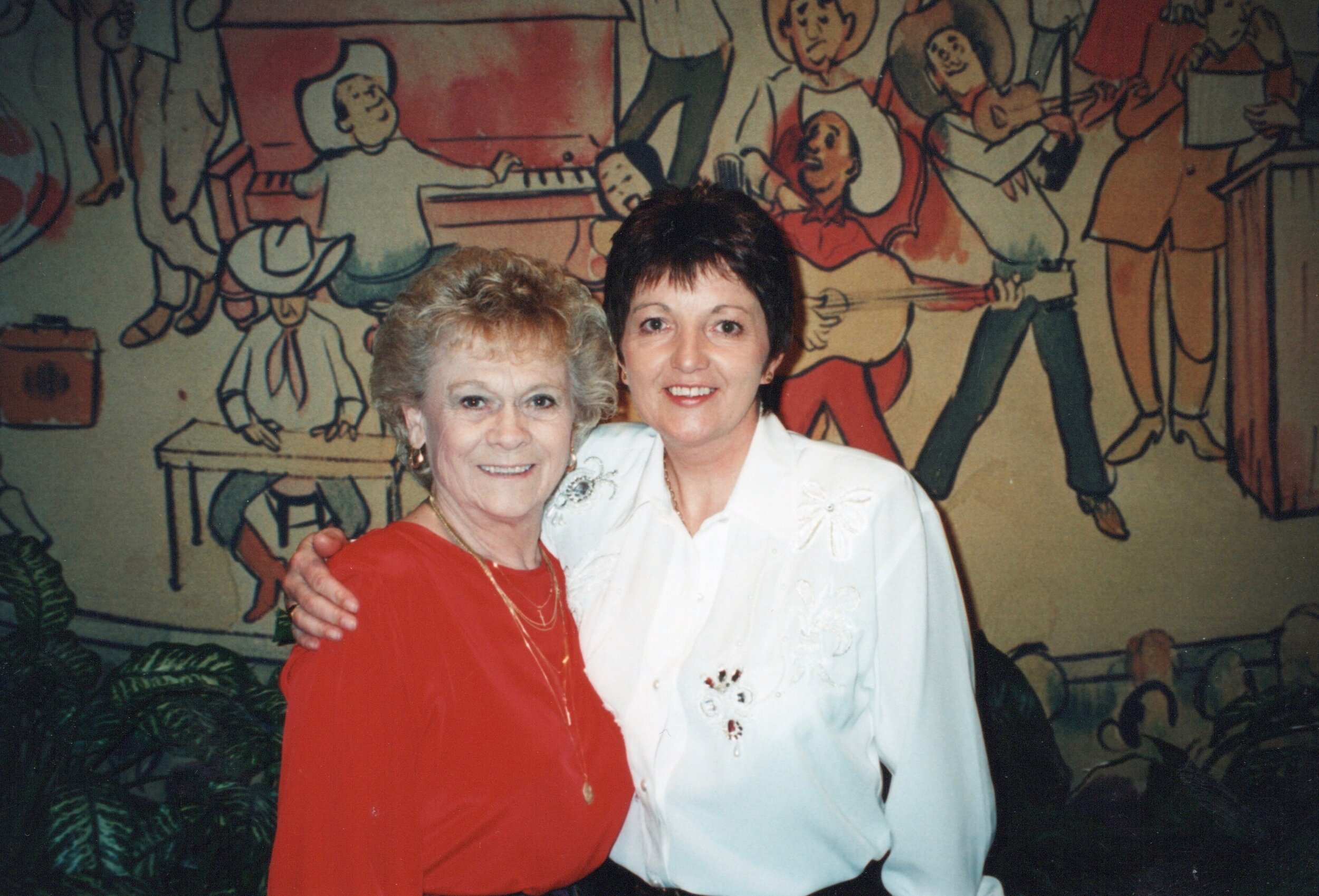  Great friends Margo and Jean Shepard. 