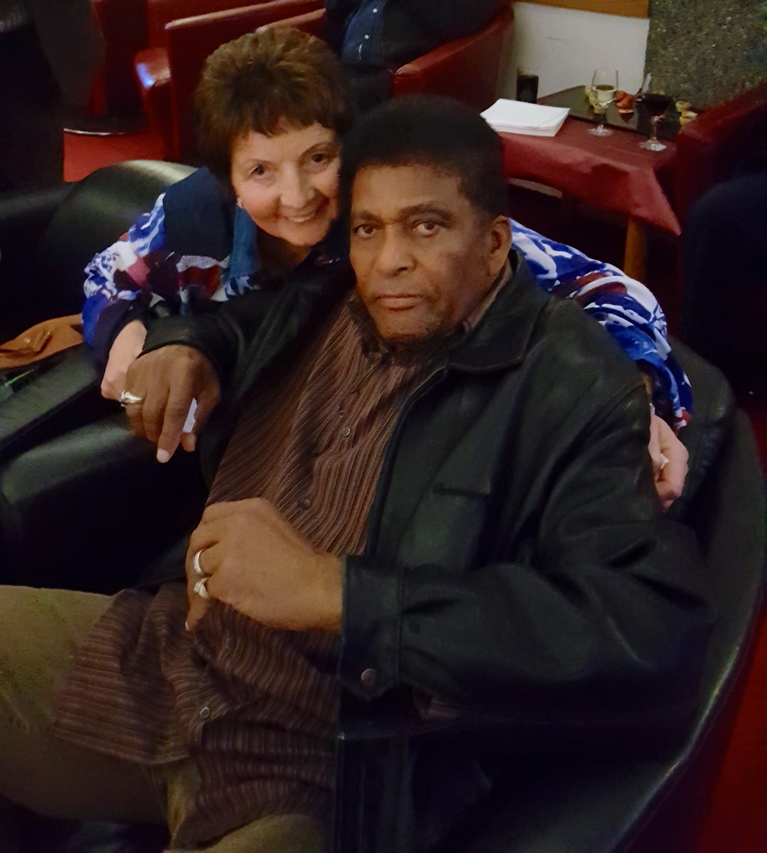 Having a special photo with Charlie Pride in R.T.E. Dublin 