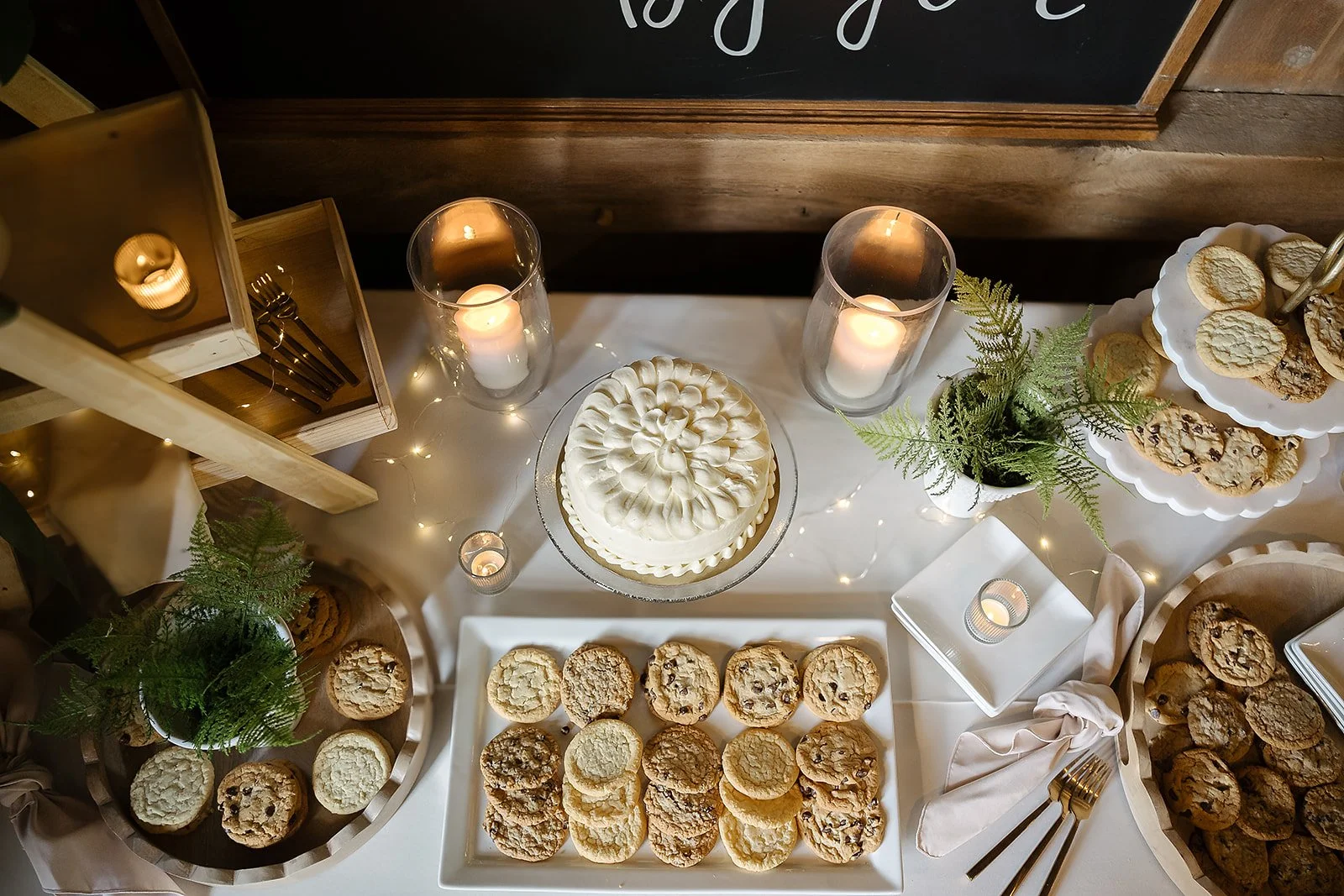 19th century estate dessert table