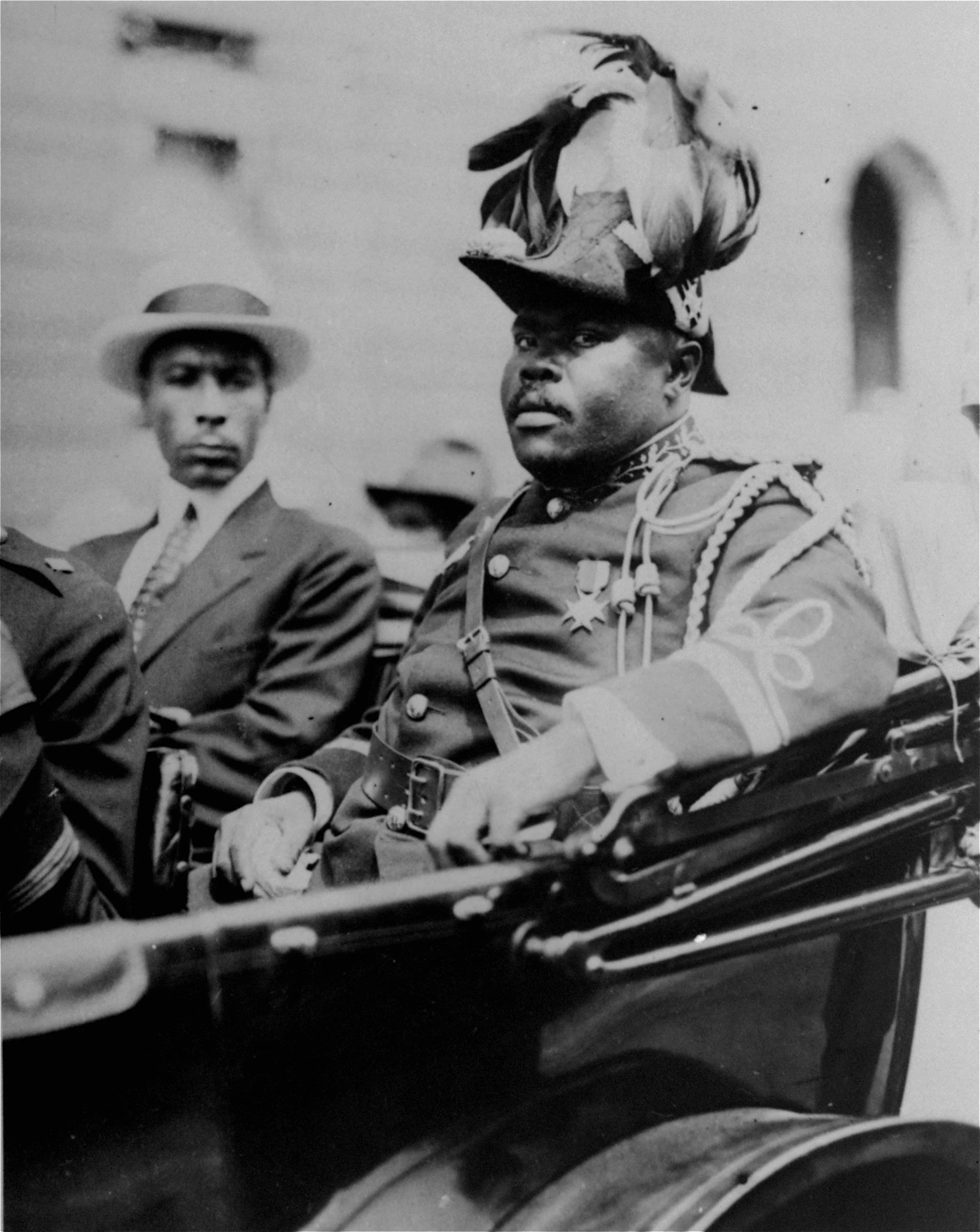 Marcus_Garvey_(1922) Wiki Public Domain At parade.jpg