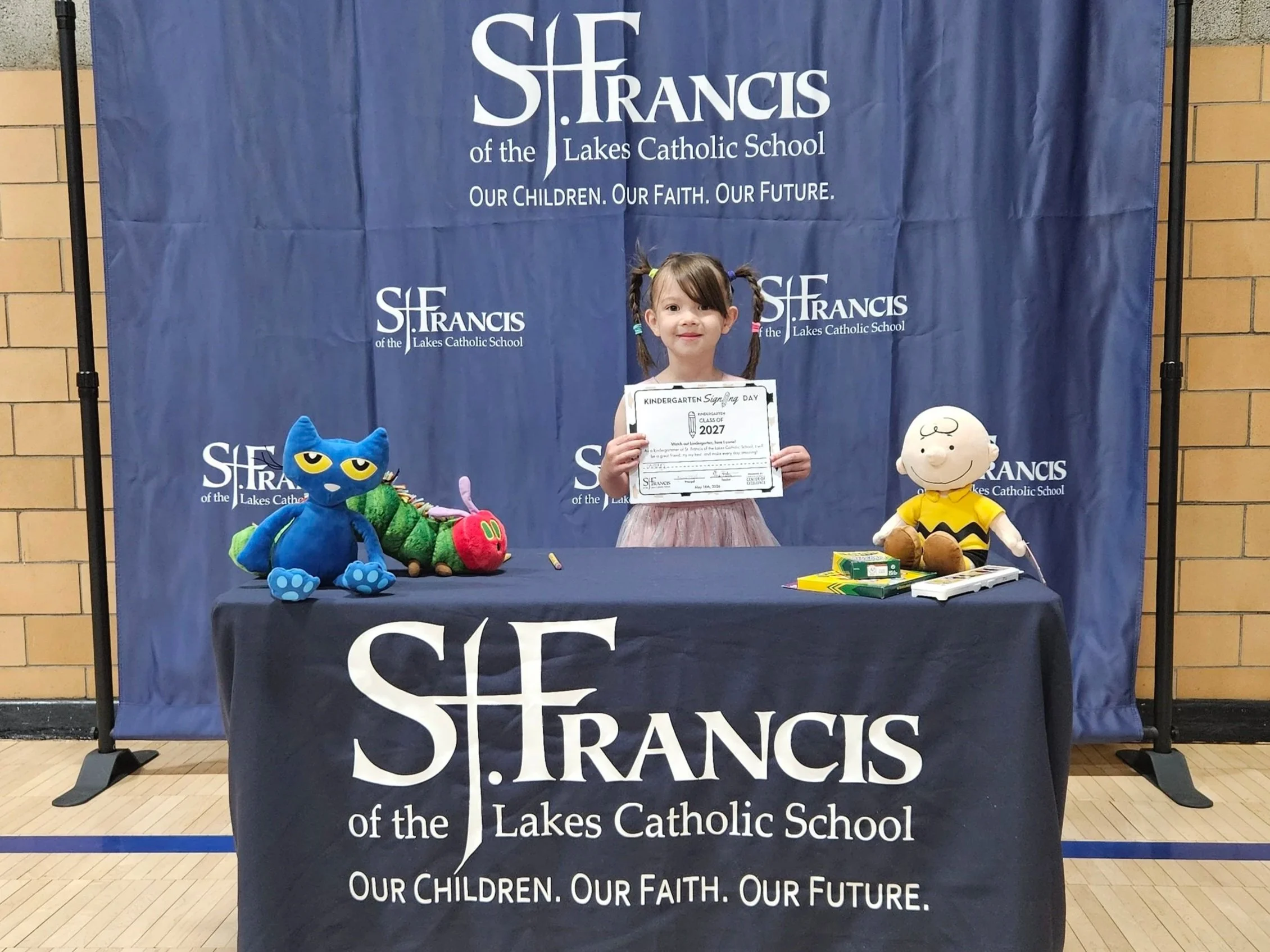 “Signed” up for Kindergarten!