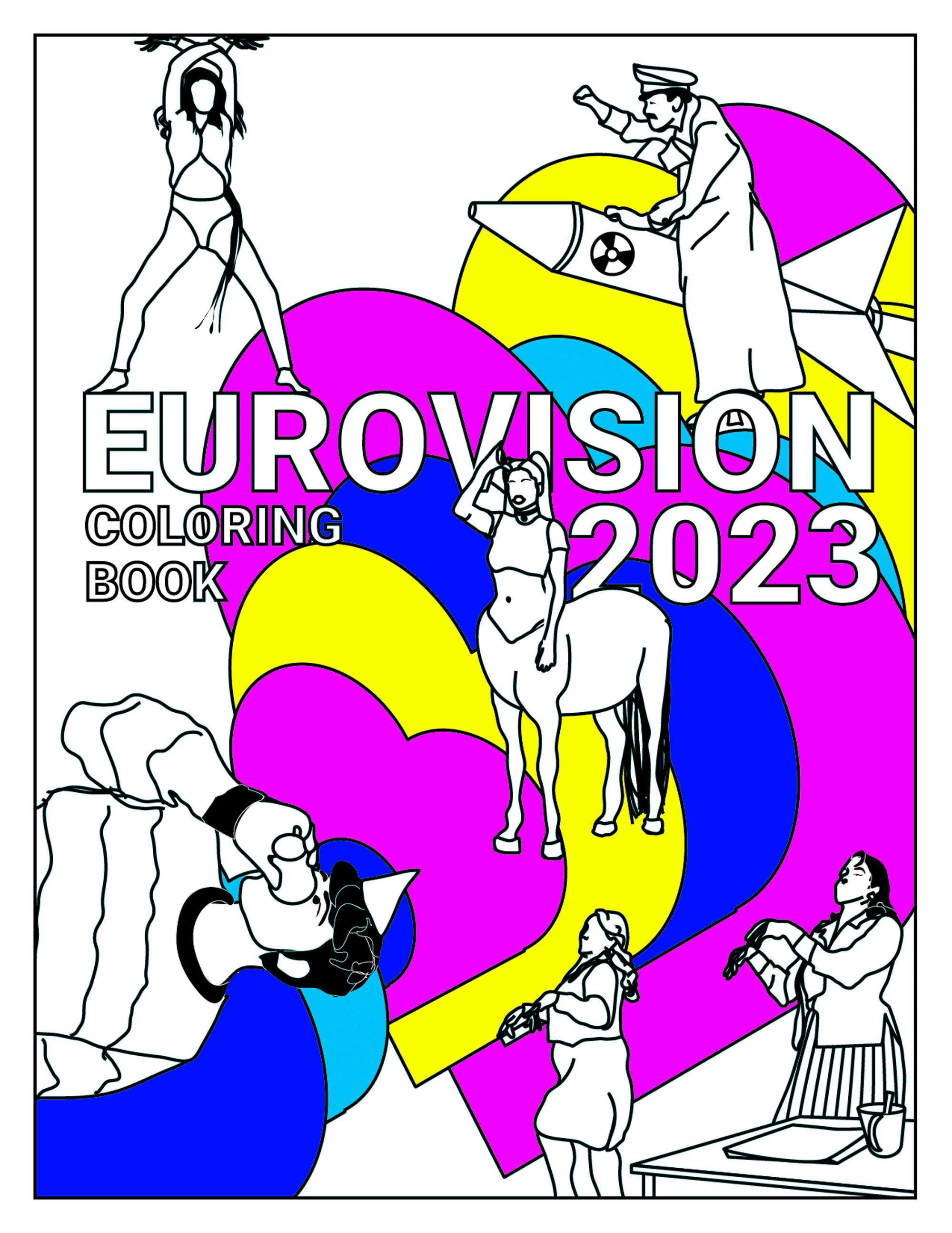 Eurovision 2023 Coloring Book
