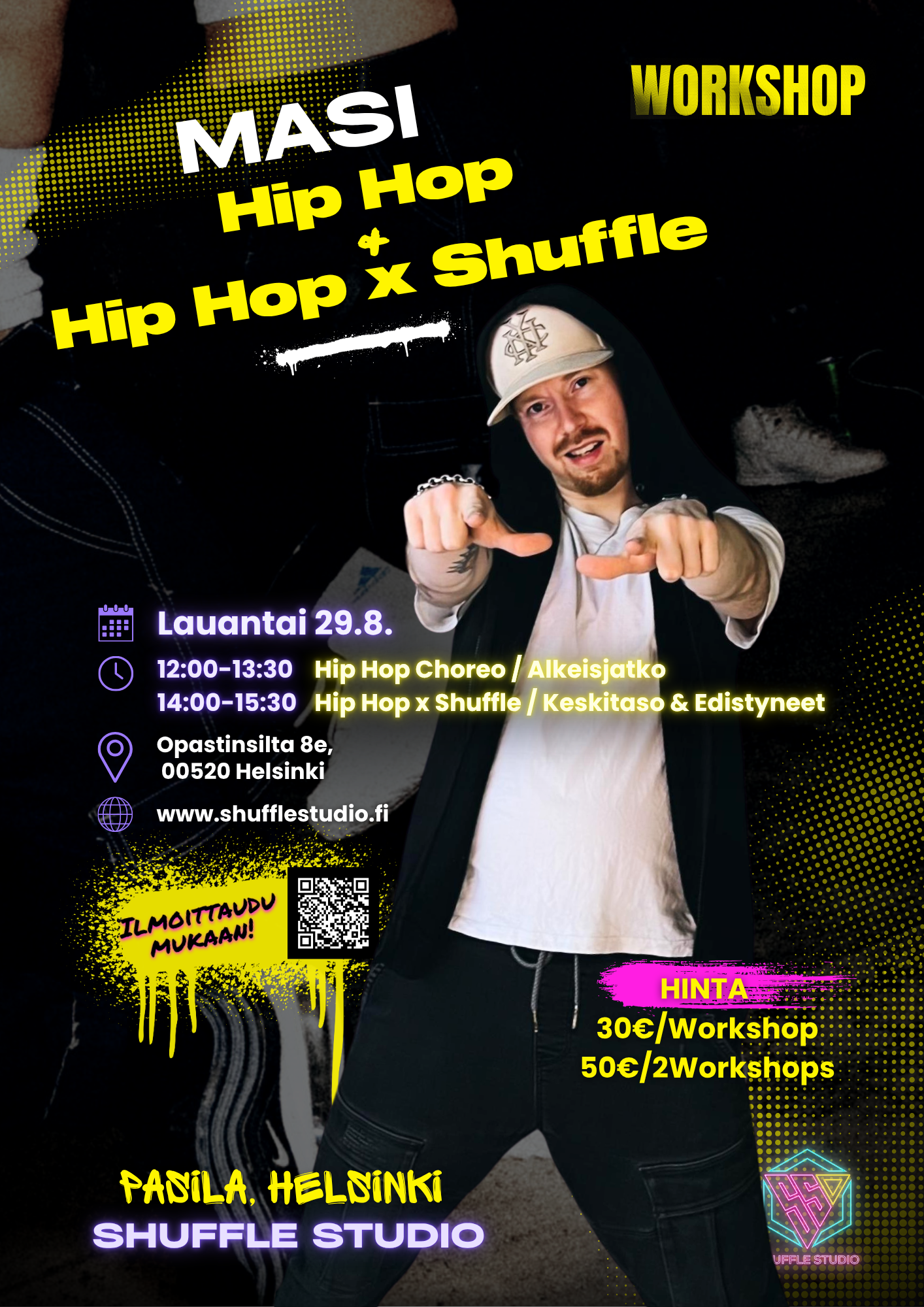 Masi Hip Hop Shuffle Workshop 29.8.
