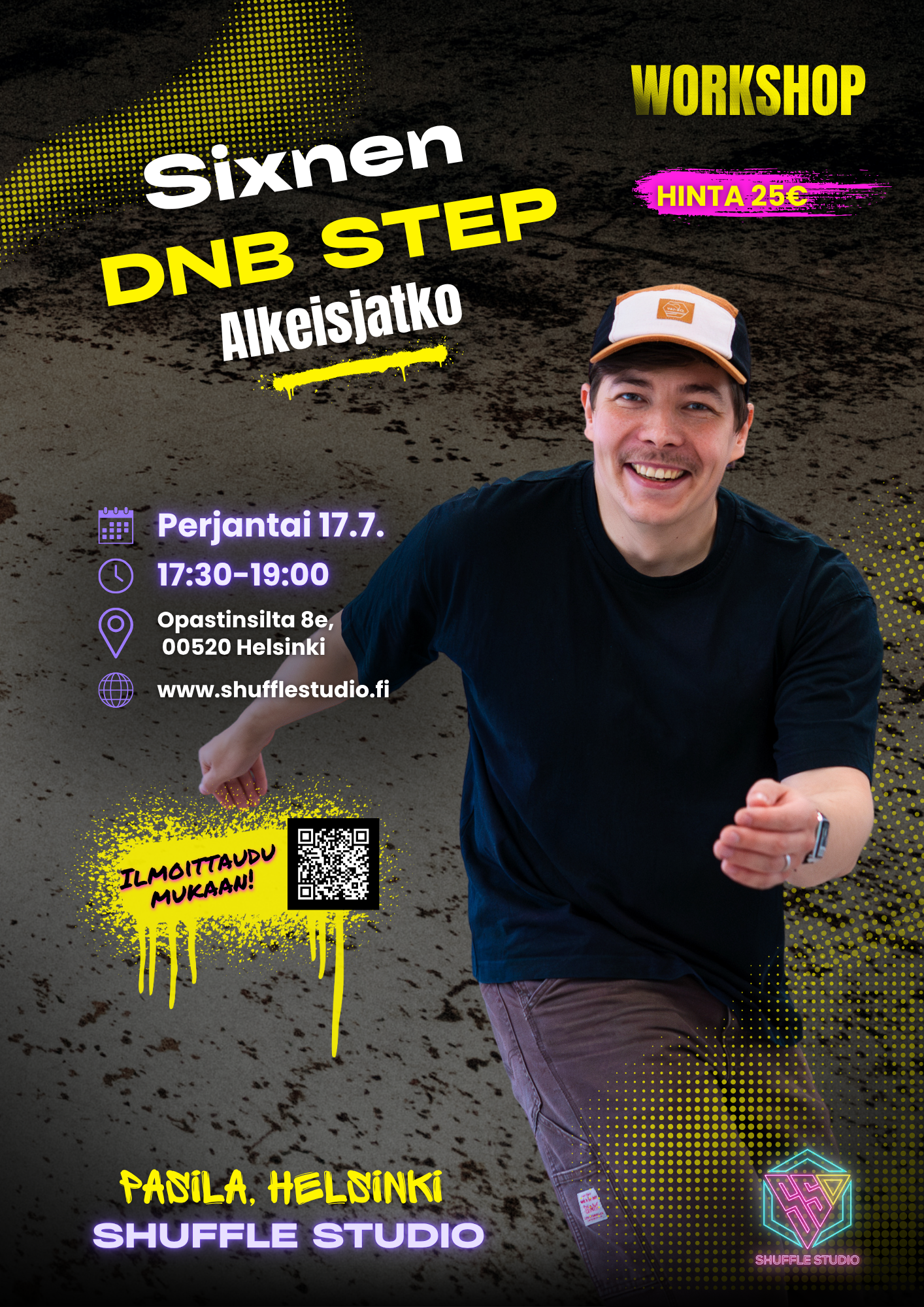 Sixnen DnB Step Workshop 17.7.2026