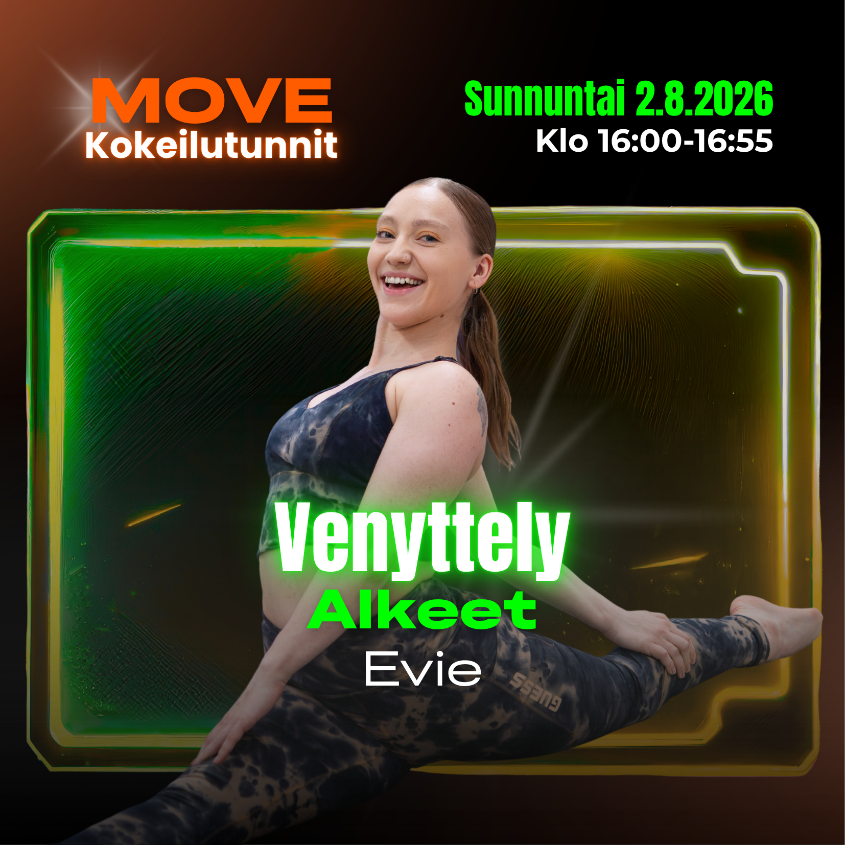 MOVE: Venyttely Alkeet
