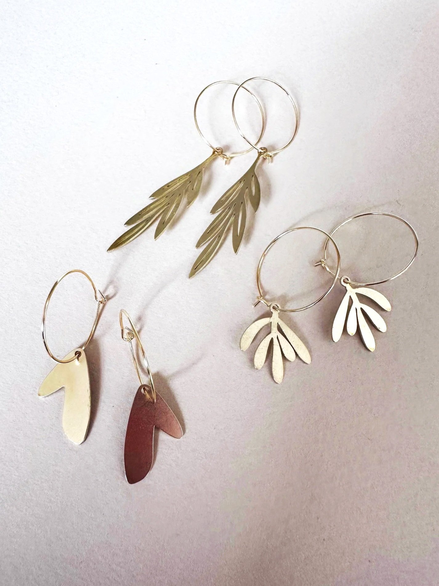 Petal and Leaf hoops