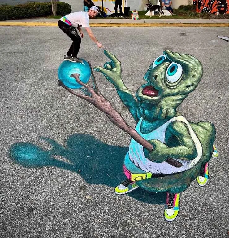 3D Chalk Art — Chris Carlson Art