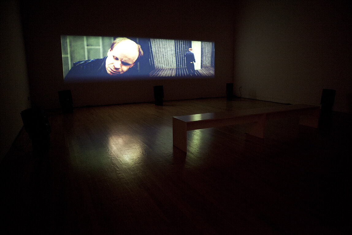  Sandra Volny, Sonar, 2011,  documentation of the installation, Leonard and Bina Ellen Gallery. 