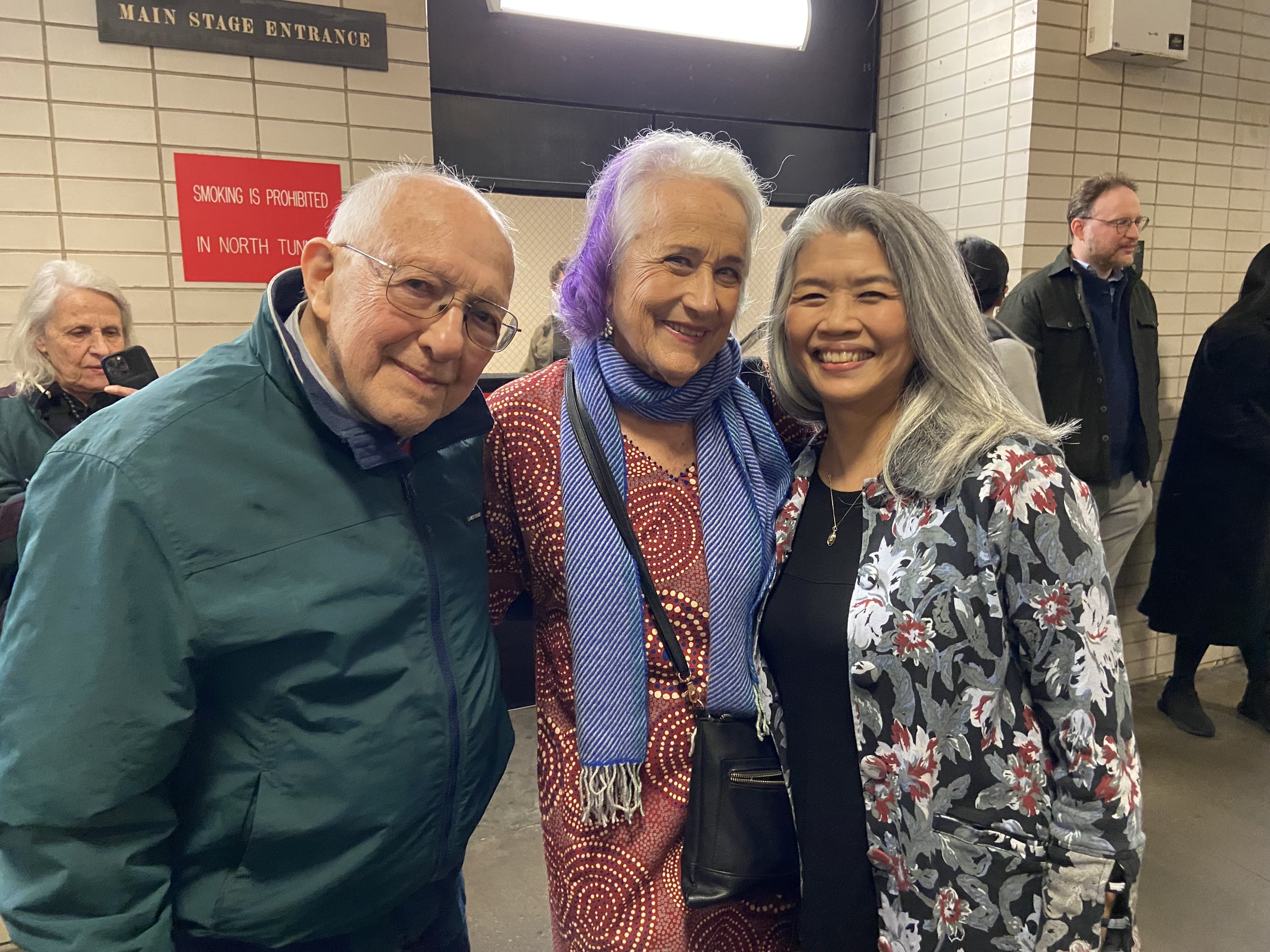 With Gilbert Kalish and Kayo Iwama