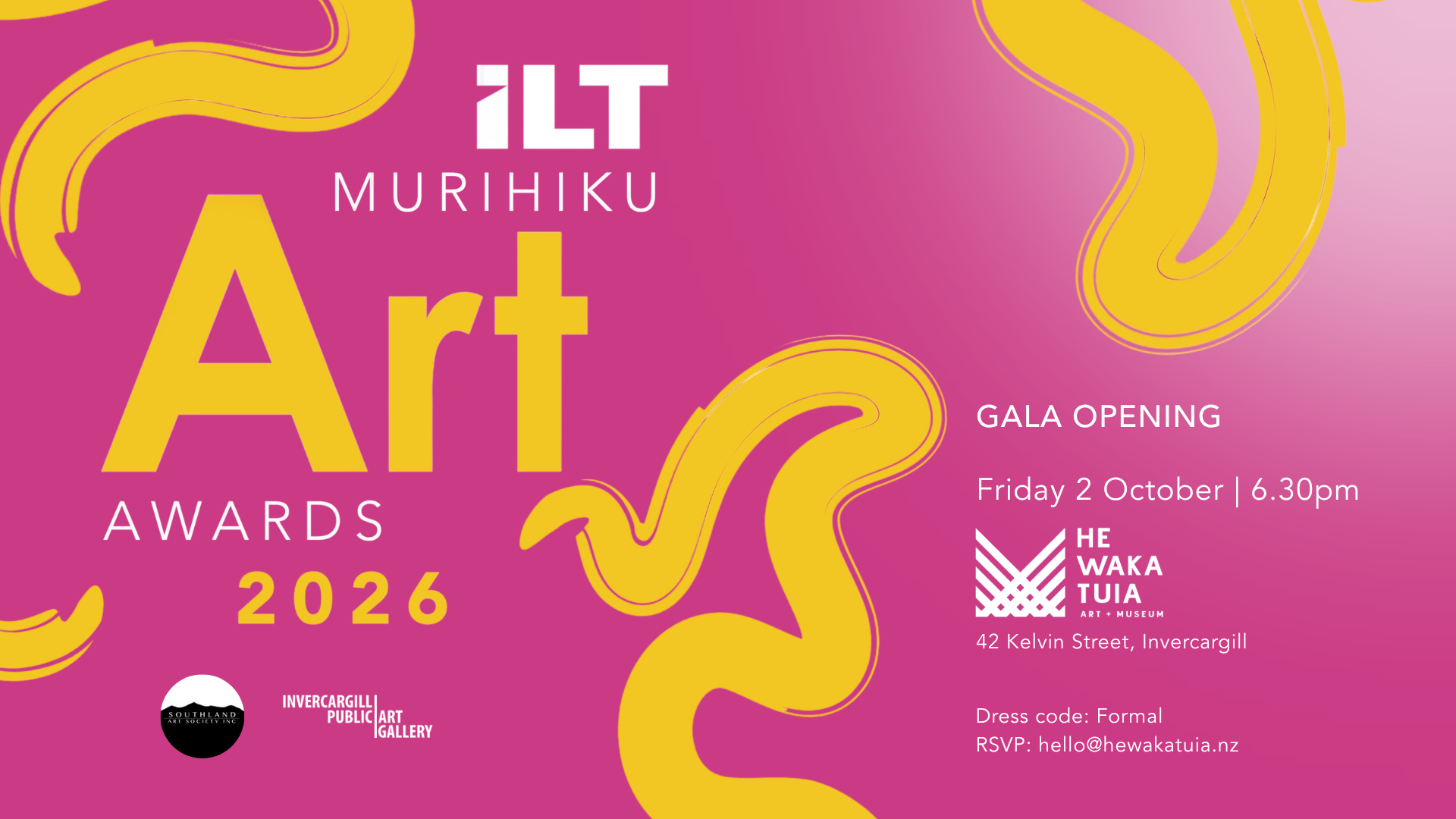 Gala Opening Night: ILT Murihiku Art Awards