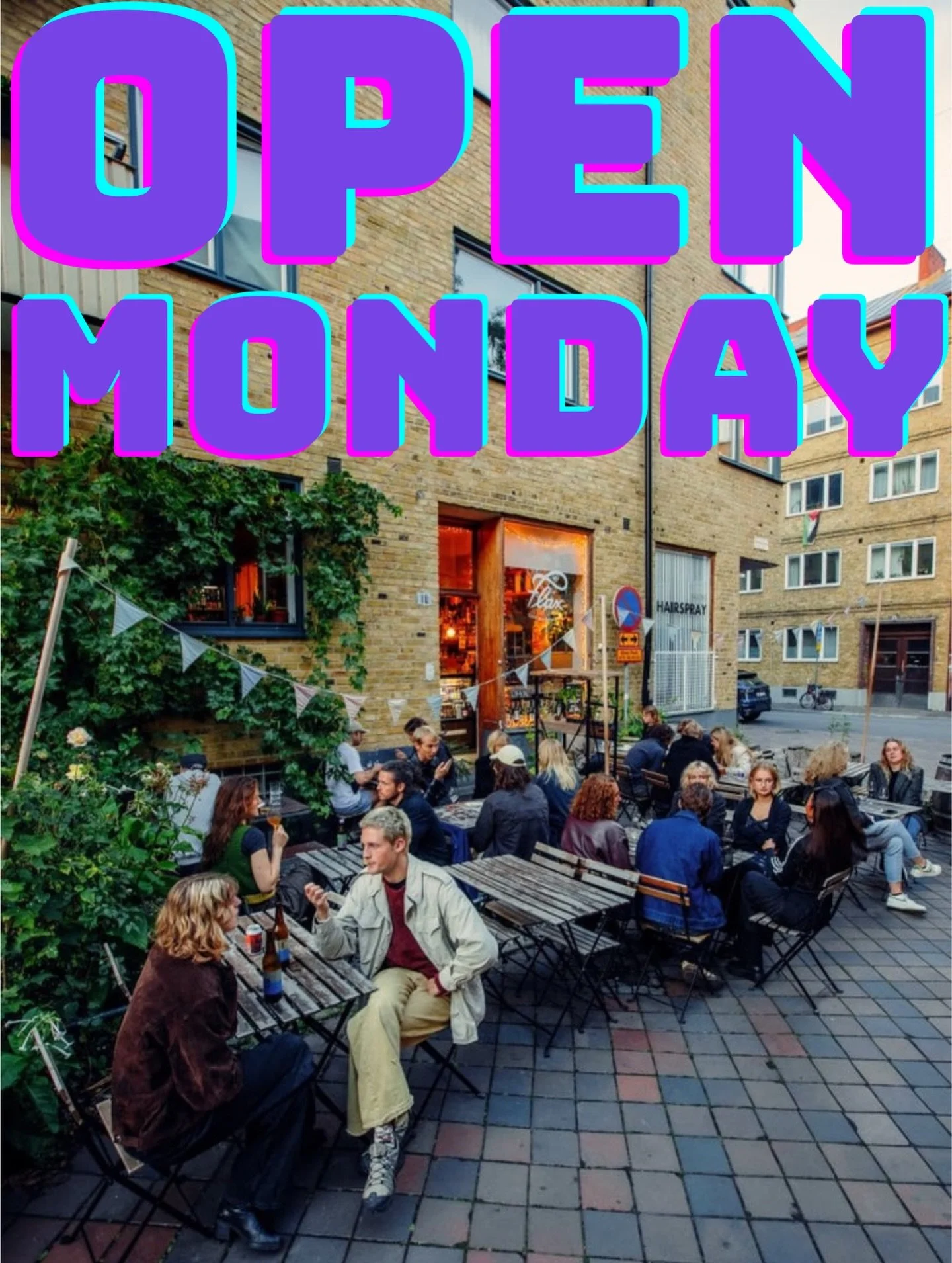 FINALLY! From March onwards we will be open MONDAYS as well! Yep, 7-days-a-week. Just like a real place. It&rsquo;s been a long time coming &amp; you&rsquo;ve been asking for years, finally, we deliver. 

Flax started 2019 at a humble 3-days-a-week b