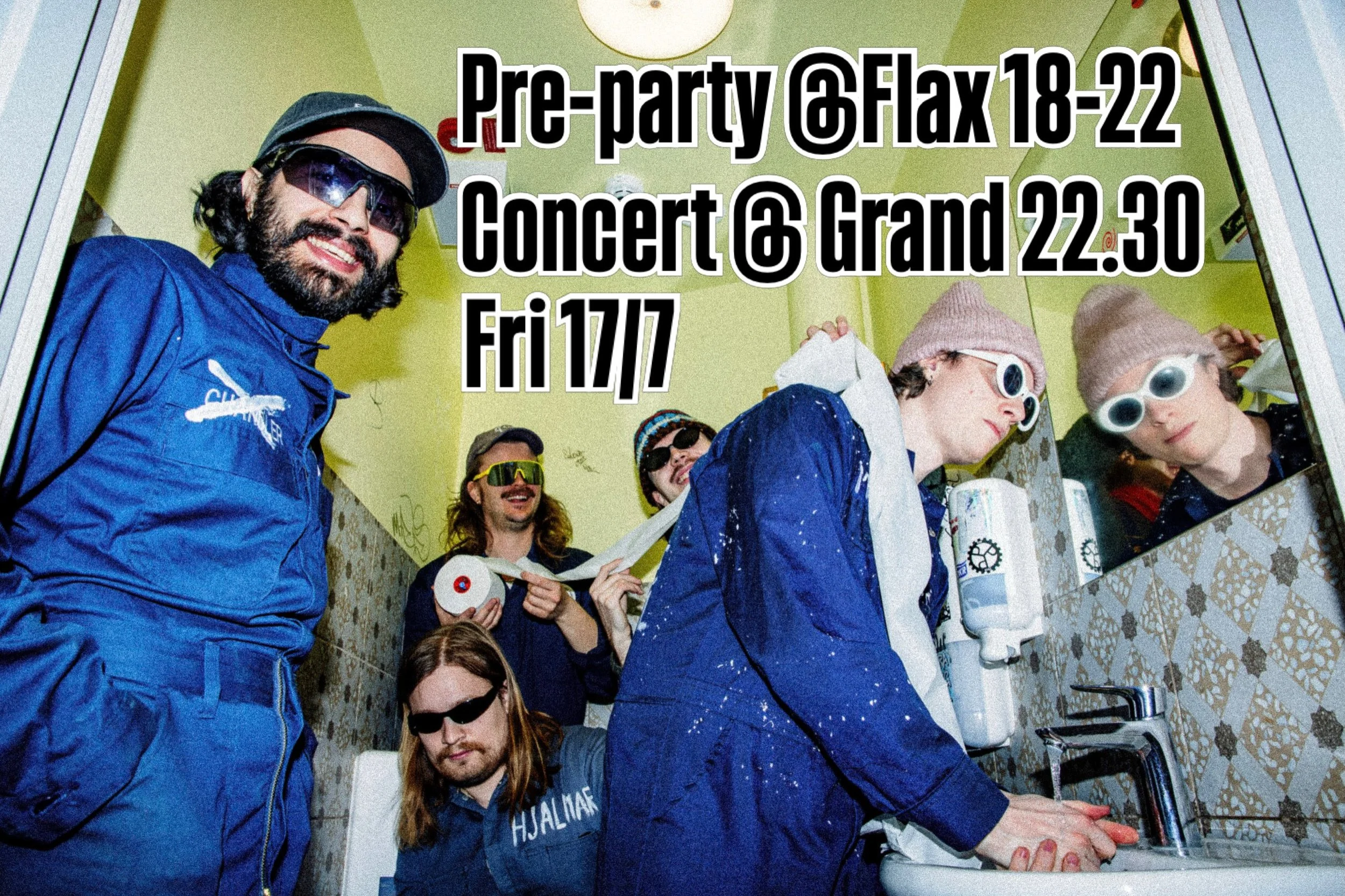 TOMORROW IT IS!! 🥳

Our favourite band @bobfranklemoncurds is playing at @grand.malmo tomorrow, and as usual we&rsquo;re throwing a pre-party! 
Come by for nice-price-beer, DJ and good vibes. When we close down, we all head over for the gig. Sounds 