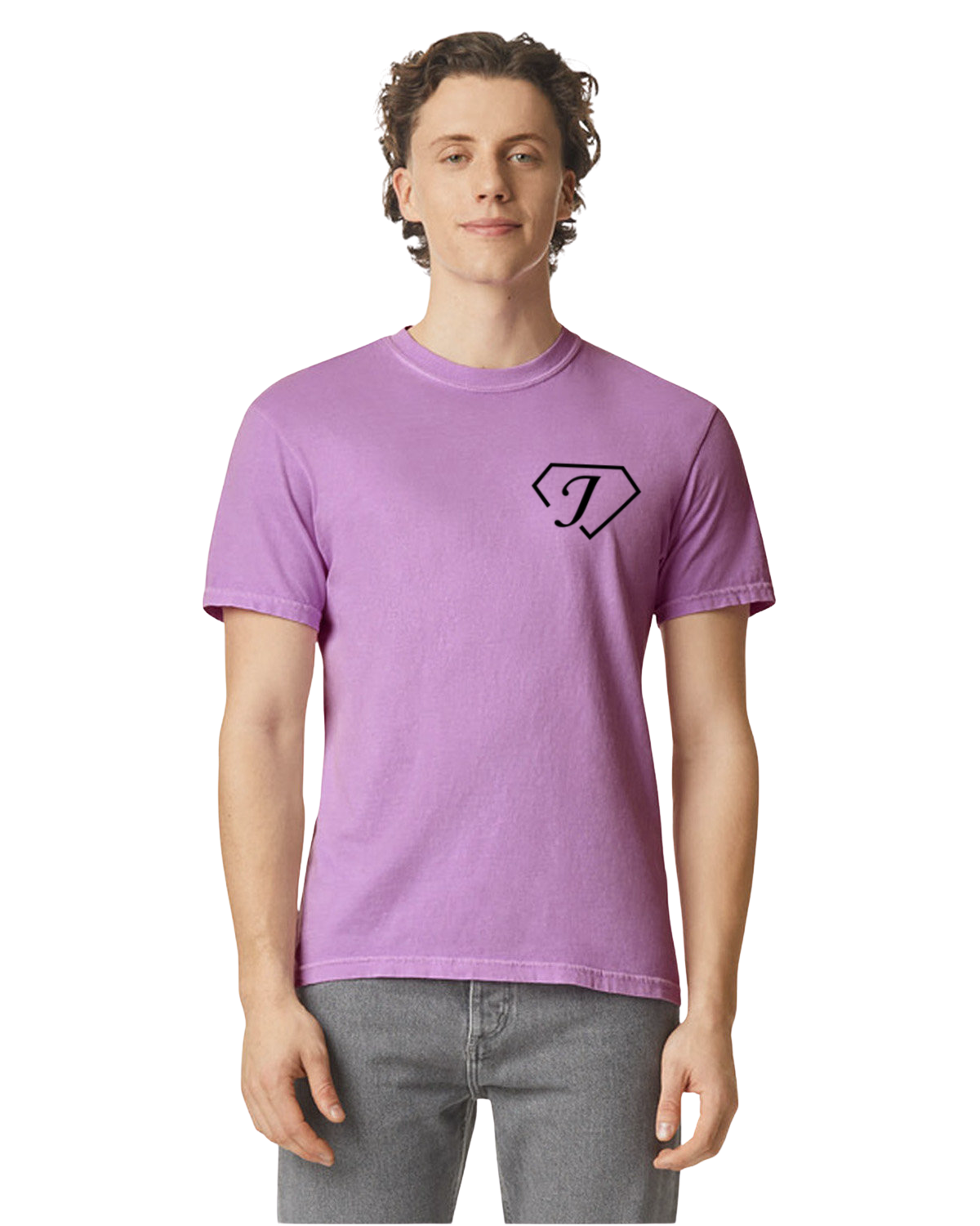 CC Neon Violet TShirt Left Chest Black Diamond J Logo.png