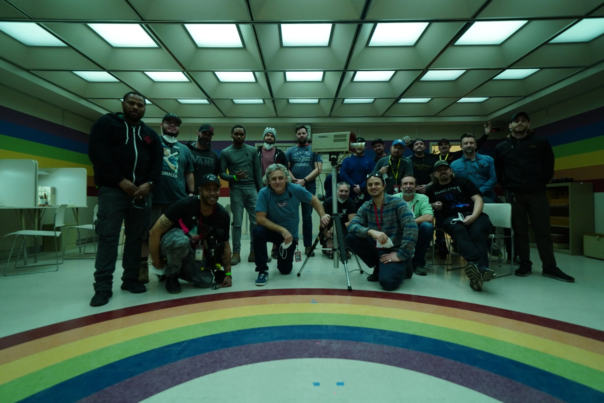 Stranger Things, S4- G&E Crew in the Rainbow Room