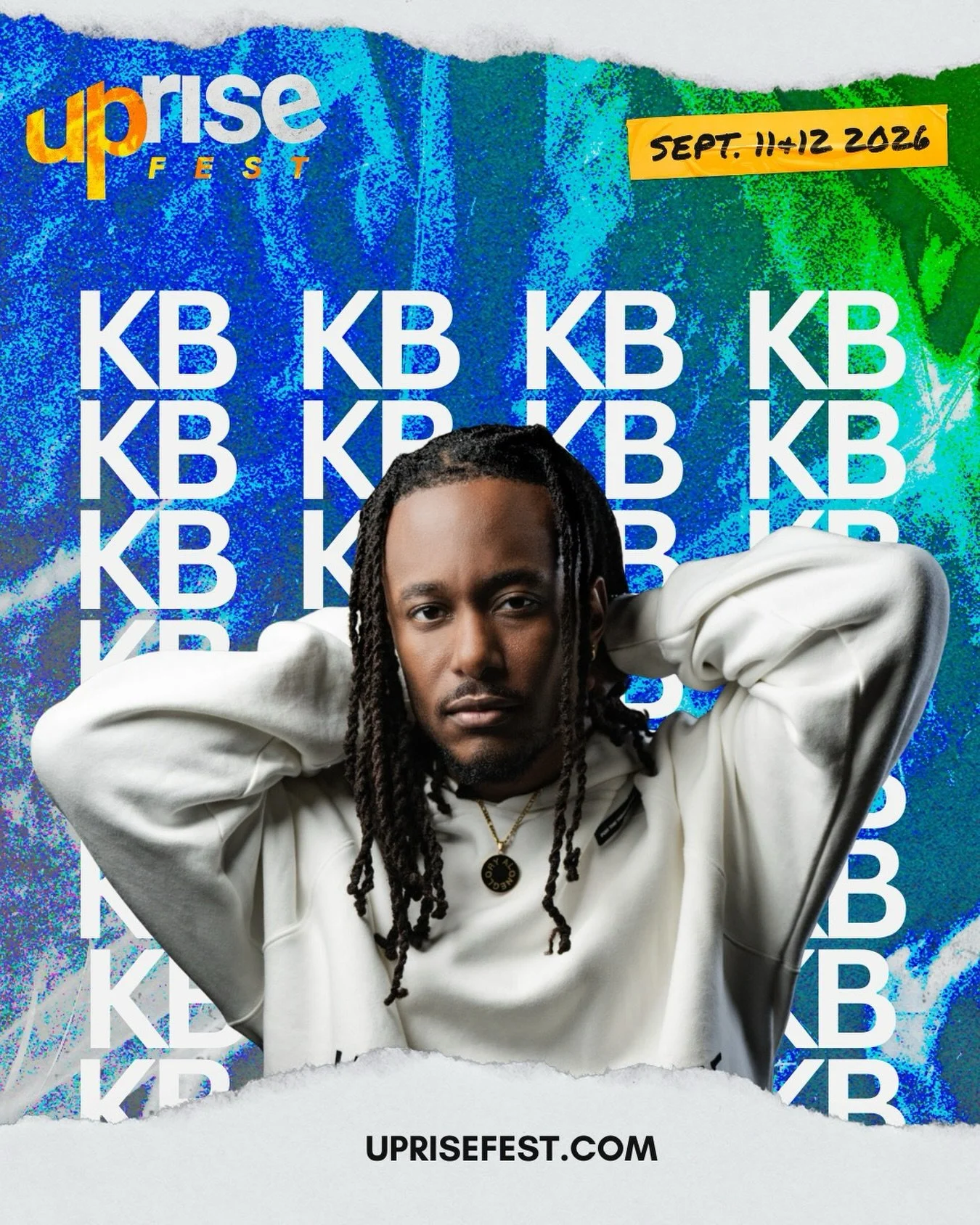 Join us in welcoming KB to the Uprise Festival 2026 lineup!