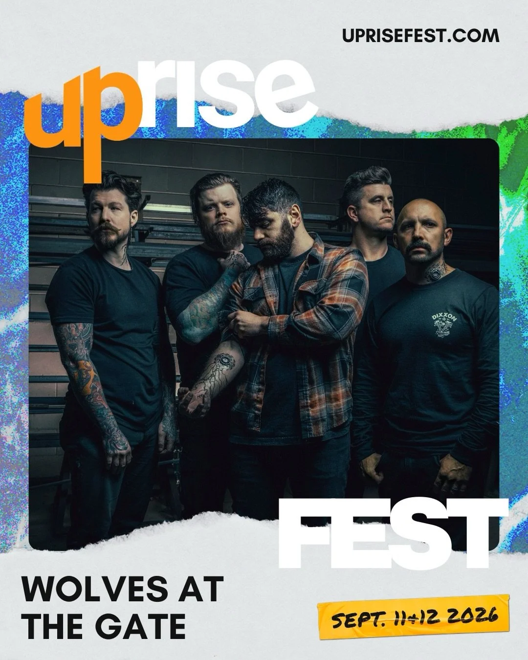 &ldquo;Run away, run away, I&rsquo;ll attack!&rdquo; Join us in welcoming Wolves At The Gate to the Uprise Festival 2026 lineup!