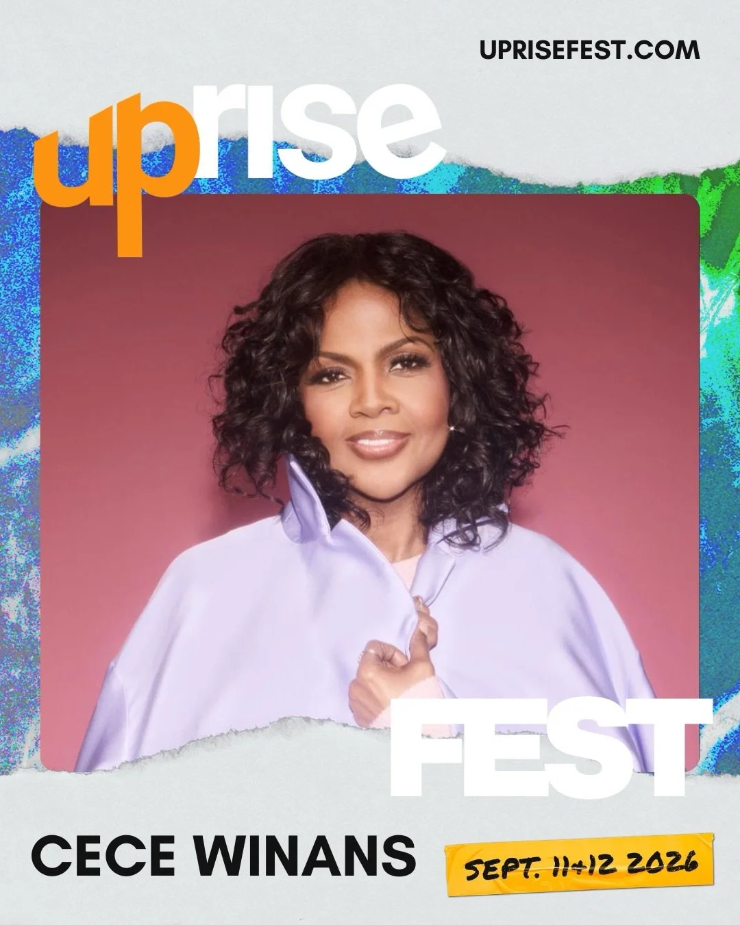 &ldquo;I will sing of the goodness of God!&rdquo; We&rsquo;re so excited that music legend @cecewinans is coming to Uprise Festival 2026! She&rsquo;ll be joining Crowder on Saturday, September 12!