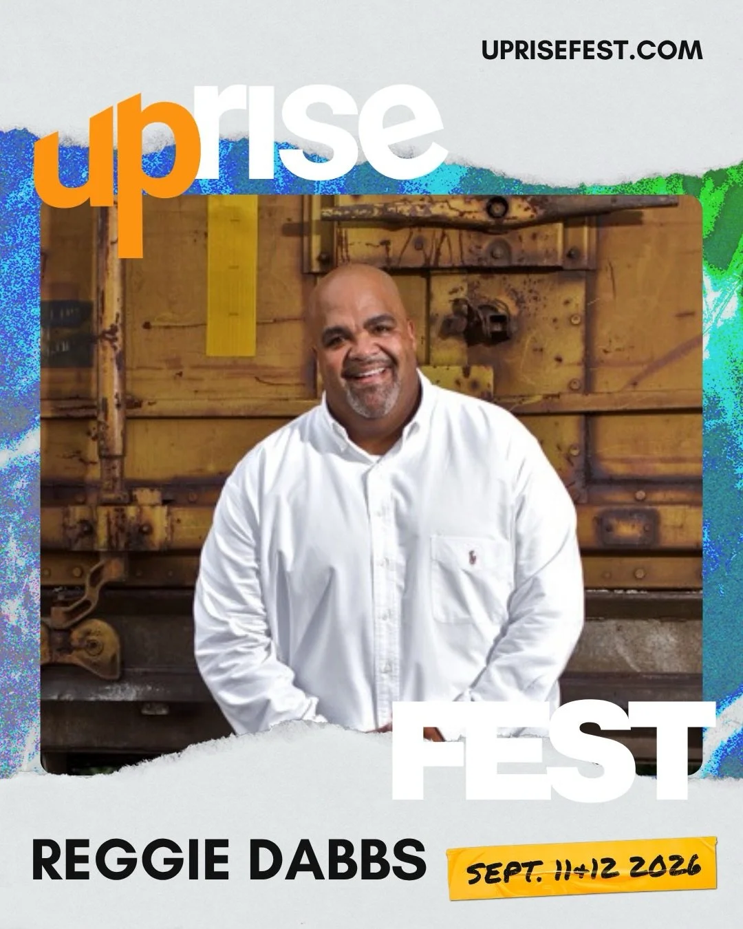 We&rsquo;re so excited to announce that Reggie Dabbs will be joining us as our Speaker at Uprise Festival 2026 in Shippensburg, PA!