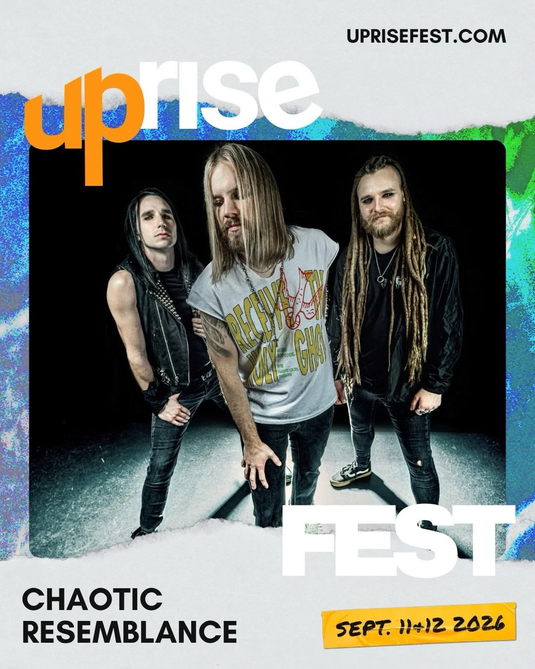 &ldquo;Jesus is king!&rdquo; We can&rsquo;t wait to welcome back Chaotic Resemblance to the Uprise Festival 2026 Saturday Rockstar Stage!