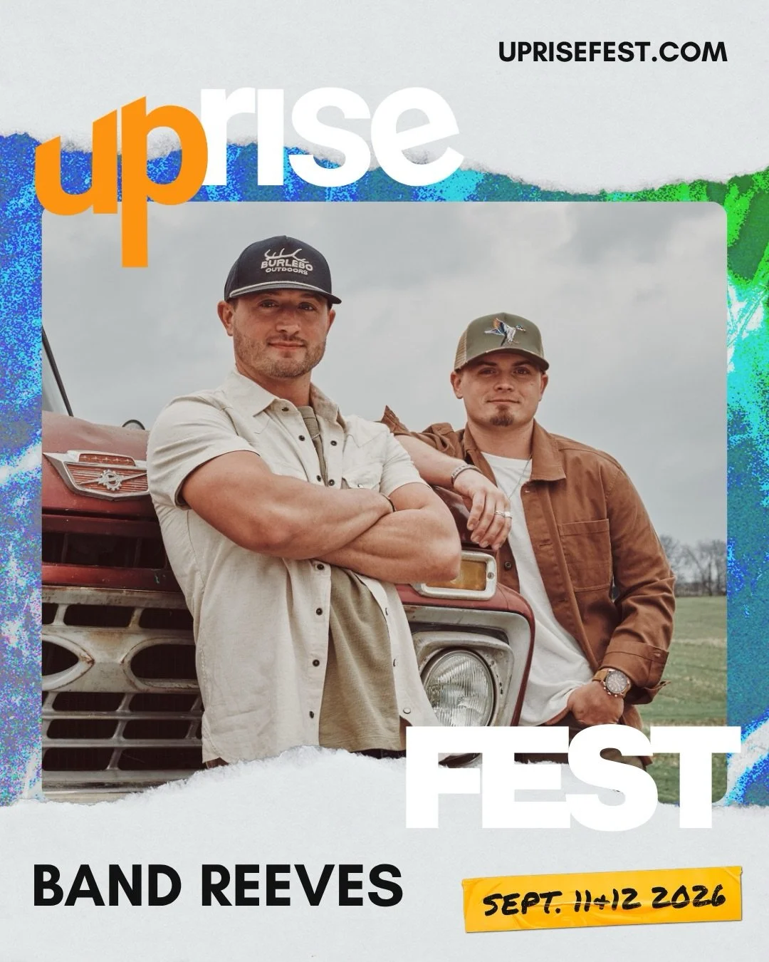 &ldquo;You chased me down through the wind and rain!&rdquo; We&rsquo;re so excited to welcome Band Reeves to the Uprise Festival 2026 lineup!