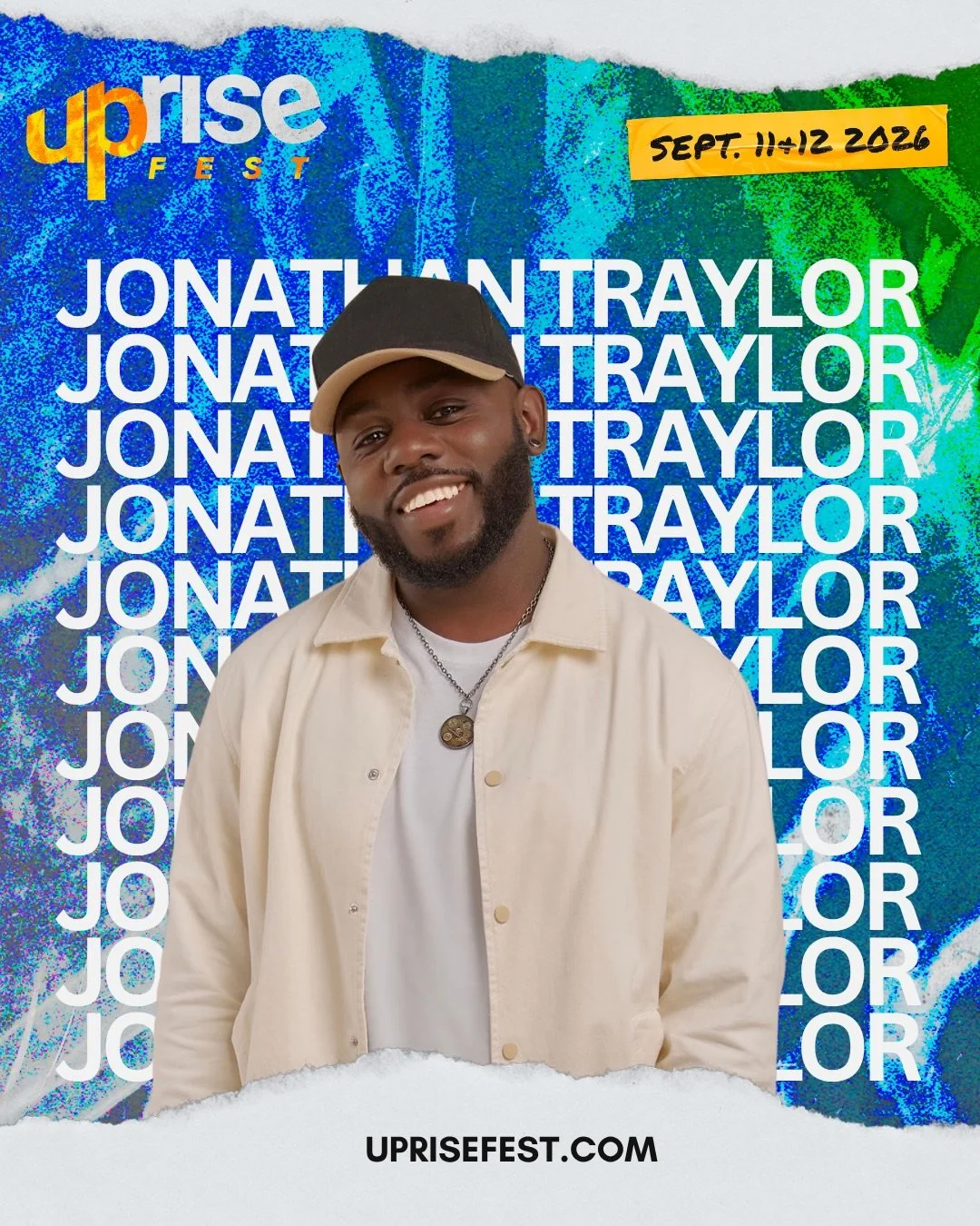&ldquo;I trust you!&rdquo; Join us in welcoming Jonathan Traylor to the Uprise Festival 2026 lineup!