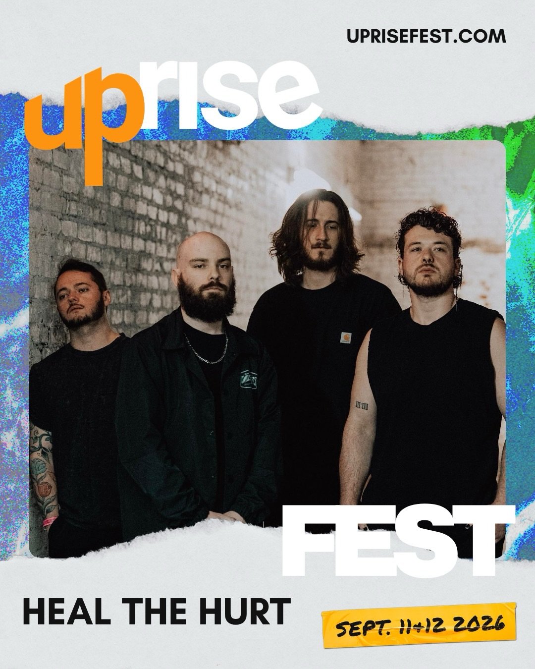 We&rsquo;re so excited to welcome Heal The Hurt to the Uprise Festival 2026 lineup!