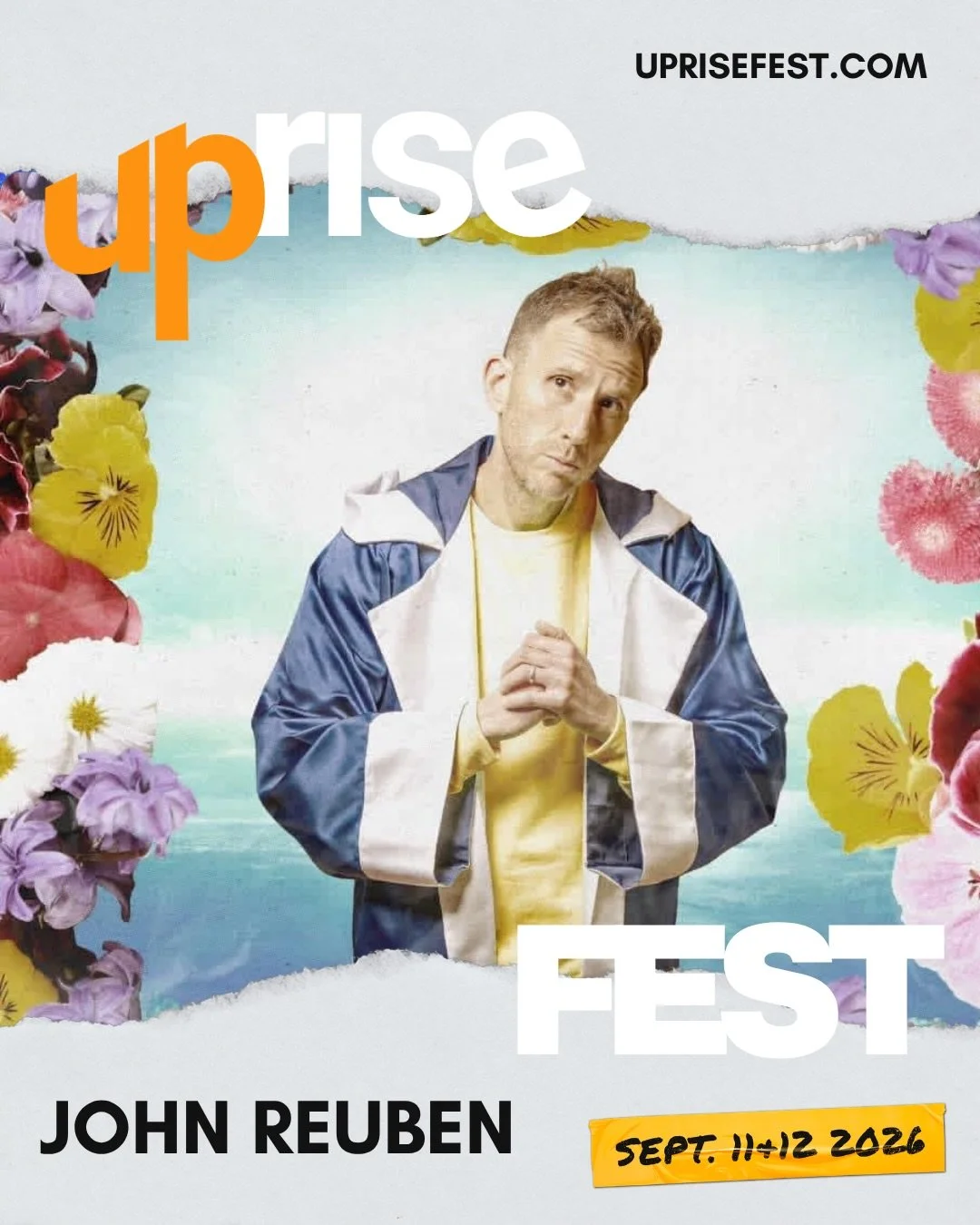 Join us in welcoming the legendary @johnnyreubonic back for Uprise Festival 2026! 

This year&rsquo;s lineup is shaping up to be one of the best ever. Don&rsquo;t miss a moment, make your plans to experience Uprise now!