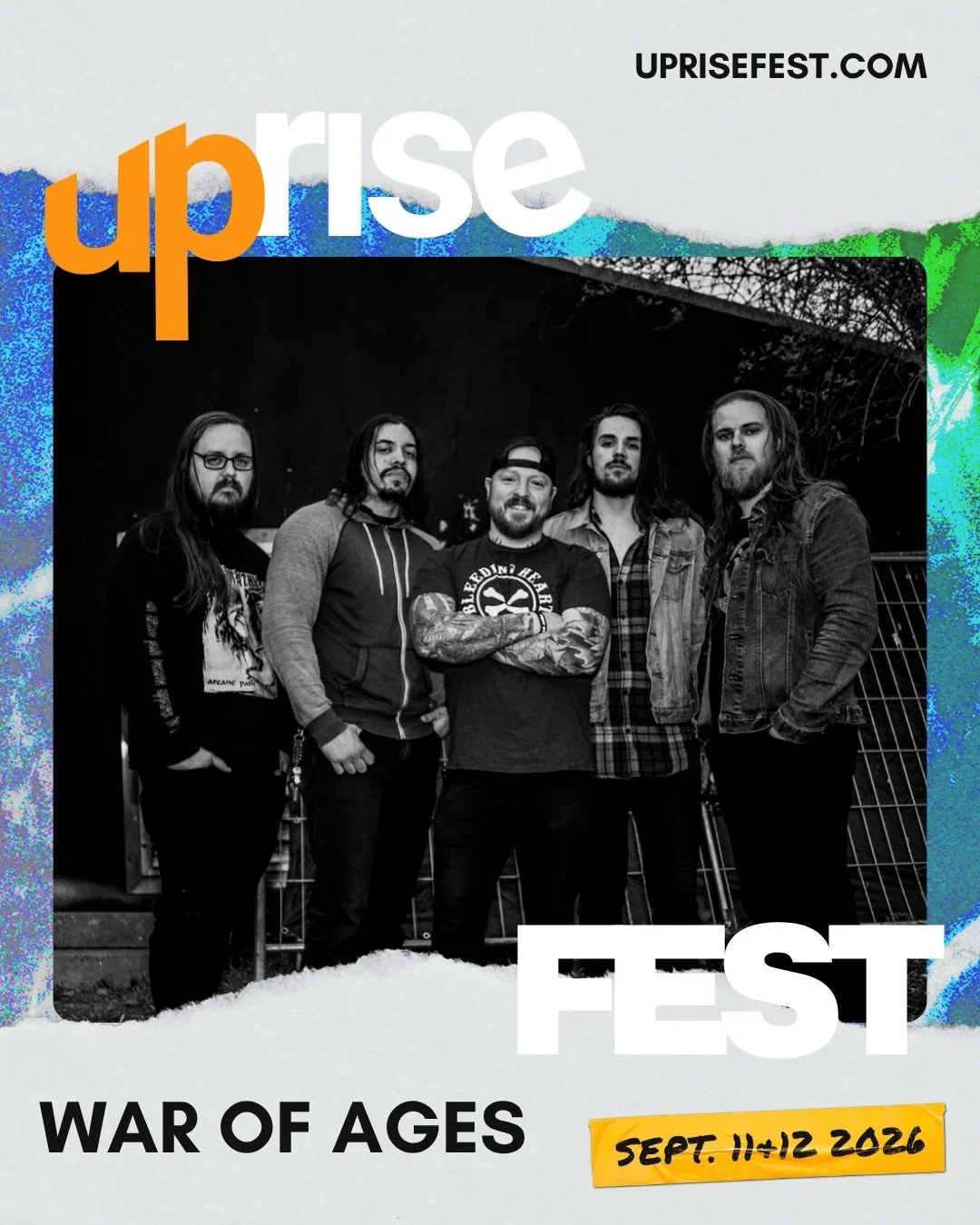 &ldquo;All consuming fire burn!&rdquo; We can&rsquo;t wait to welcome War Of Ages to the Uprise Festival 2026 lineup!