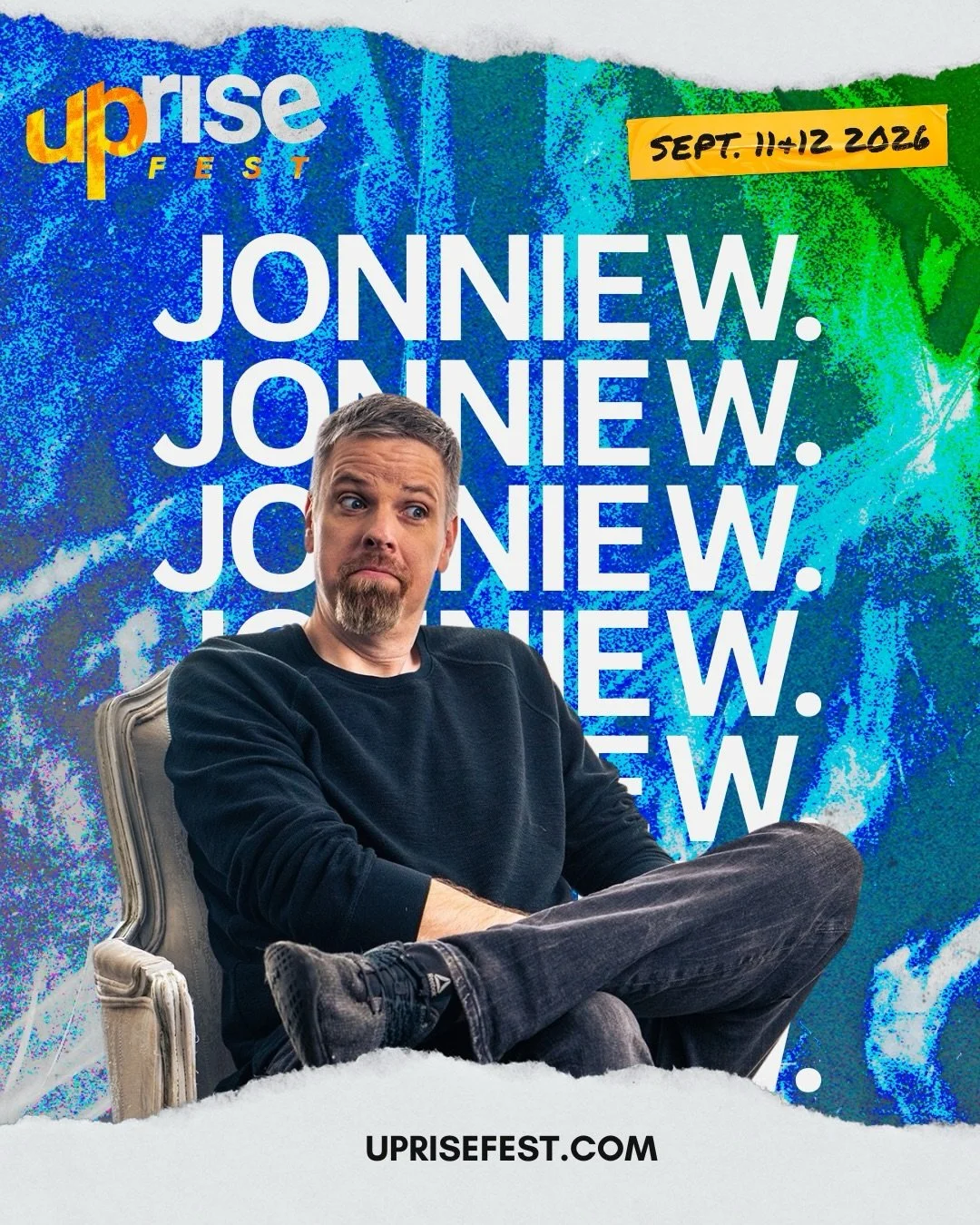 We&rsquo;re so excited to welcome Comedian Jonnie W. to the Uprise Festival lineup!