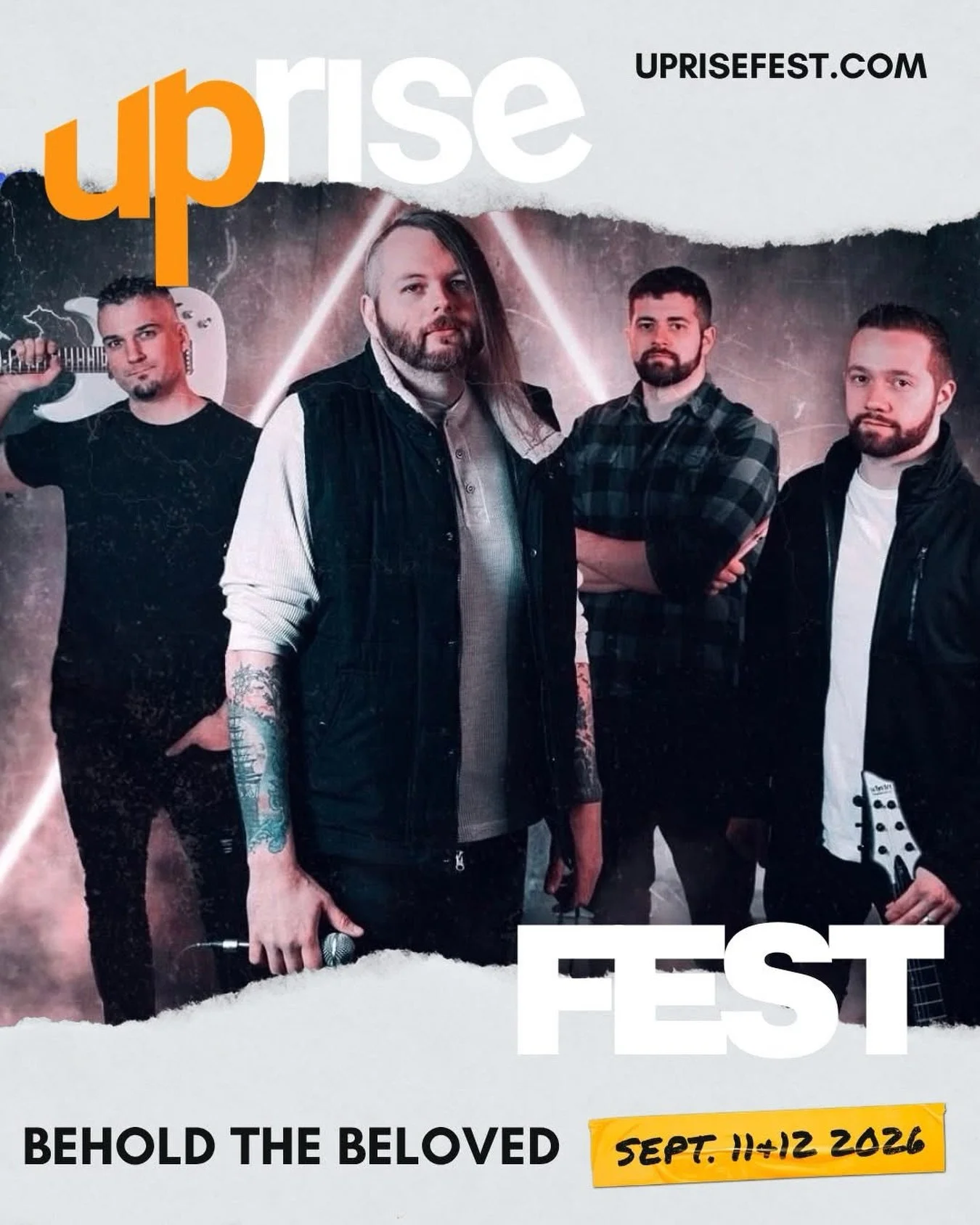 Join us in welcoming @beholdtheb back on Saturday, September 12 for Uprise 2026!