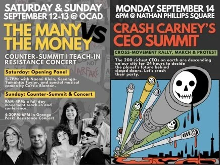 All out to oppose Canadian PM Carney’s “CEO Investor Summit” in TorontoSave the dates: September 12-14