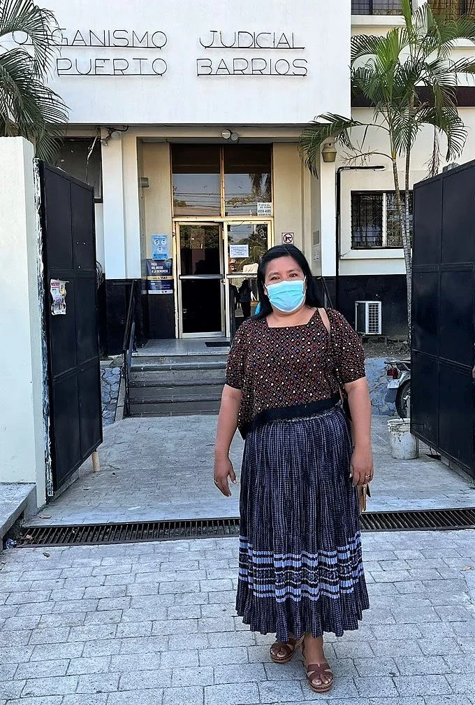 Maria Choc: “I haven't robbed anyone. I haven't murdered anyone. I am an Indigenous woman defending her territories, her lands, her rights”