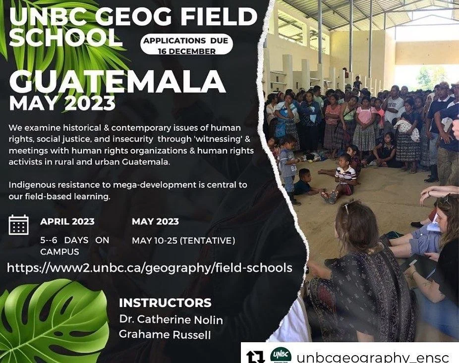 May 2023 Guatemala Field School with UNB