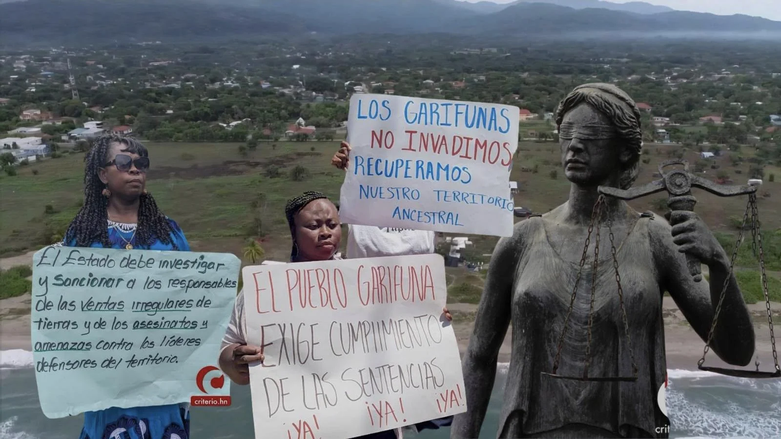 Take Action: OFRANEH encampment of Garifuna people outside Honduras Supreme Court