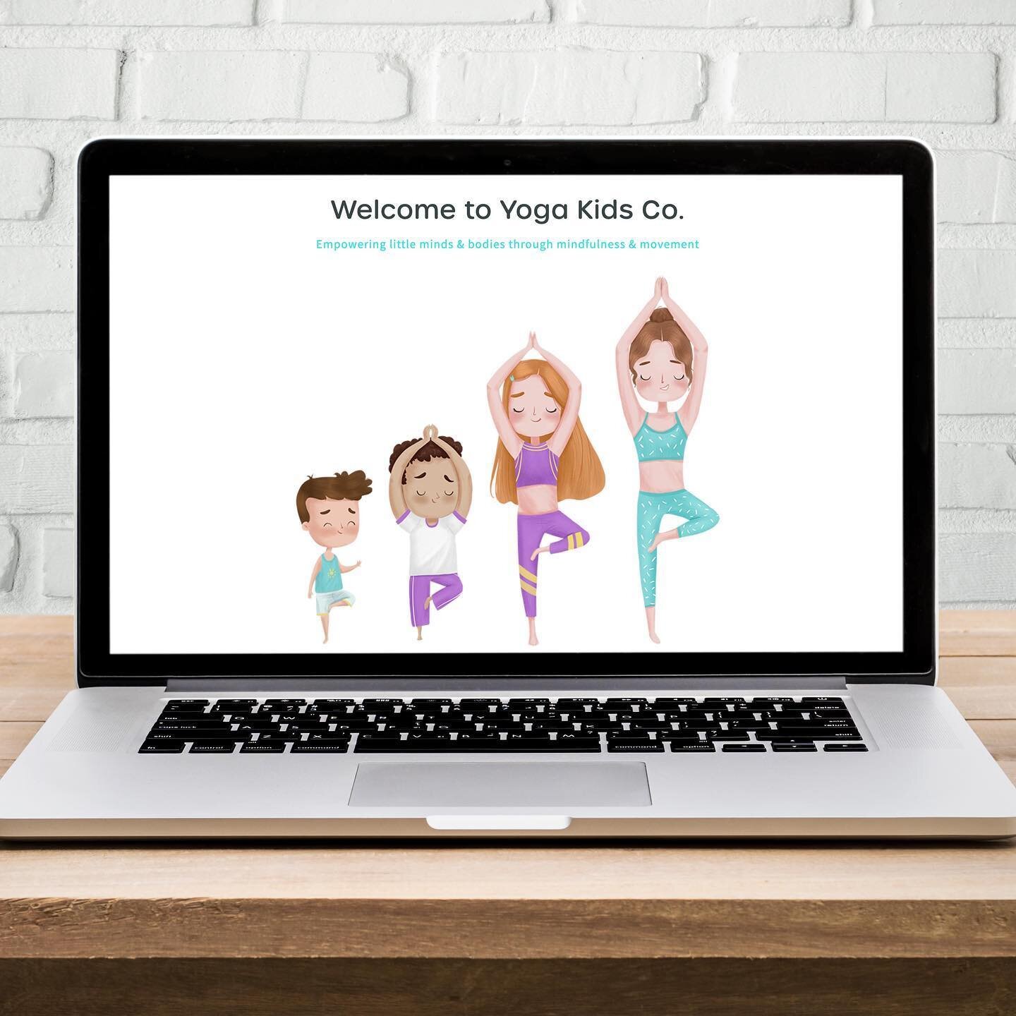 I just love these illustrations that we had created for the @yogakidsco website. They were the perfect addition to the visual identity for this local business.

I bet so many Sunny Coast kids are hanging out for this beautiful little business to re-o