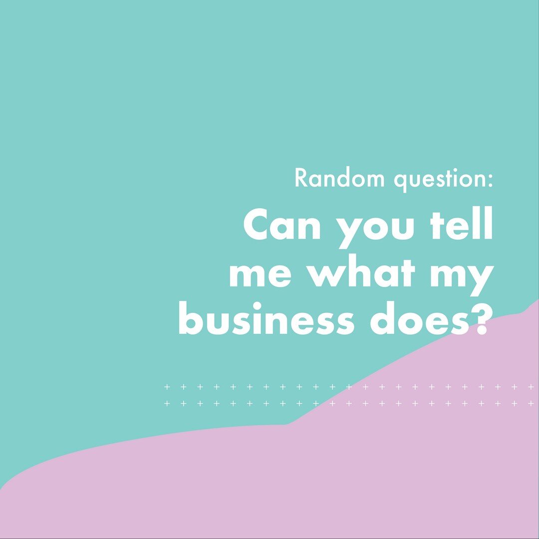 This is a question that you should ask your customers - In your own words can you describe what we do? ⠀⠀⠀⠀⠀⠀⠀⠀⠀
⠀⠀⠀⠀⠀⠀⠀⠀⠀
Their answers may surprise you. ⠀⠀⠀⠀⠀⠀⠀⠀⠀
⠀⠀⠀⠀⠀⠀⠀⠀⠀
When I&rsquo;m working with a client on their value proposition, one of the