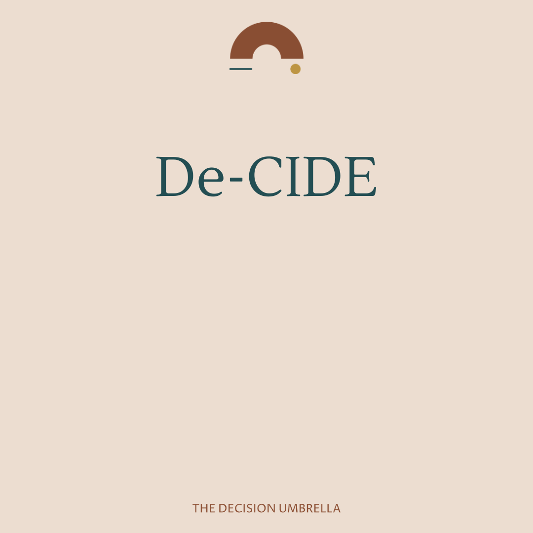 What does it mean to make a decision? 