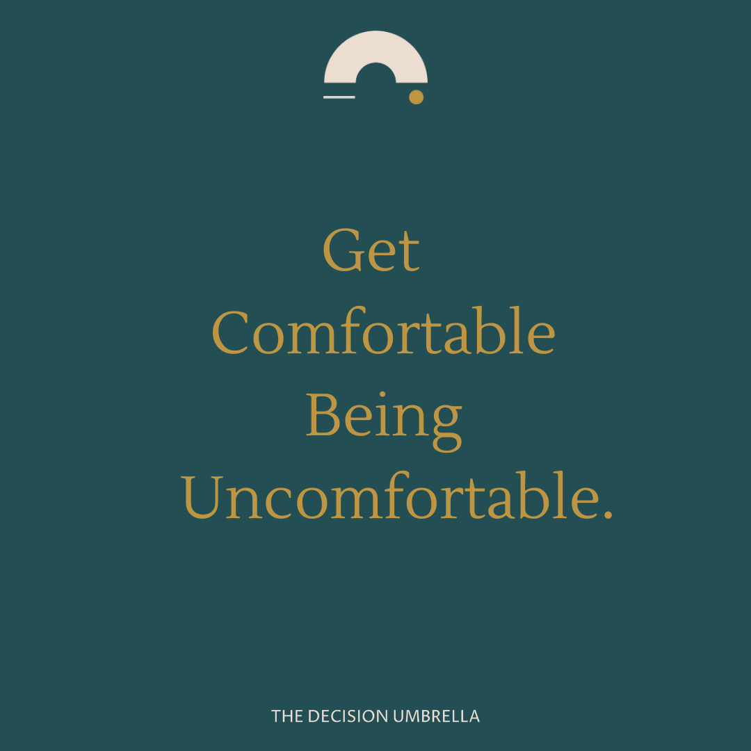 Are you uncomfortable? Good. 