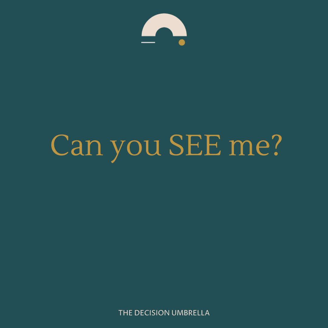 Can you SEE me? 