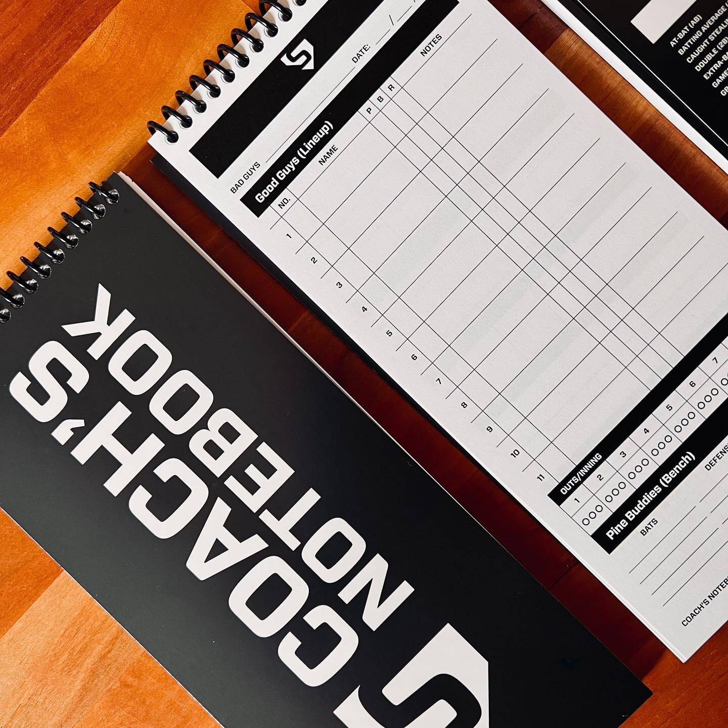 Restock alert: These coaches notebooks have been moving fast!🤘🏼

#SabermetricsBaseball #AlwaysBeInSeason #KnowYourNumbers #baseball #baseballislife #sabermetrics #baseballplayer #baseballlifestyle #baseballboys #beisbol #baseballgear #MLB #apparel 