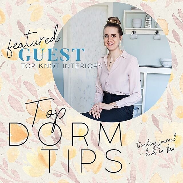 Hey All! Yes, the college bound and anyone who wants tips for a cool room of their own! Check out this article from @topknotinteriors! It&rsquo;s gold!! Go to link in my bio then click the trending journal button. Enjoy! ... and leave a sweet note to