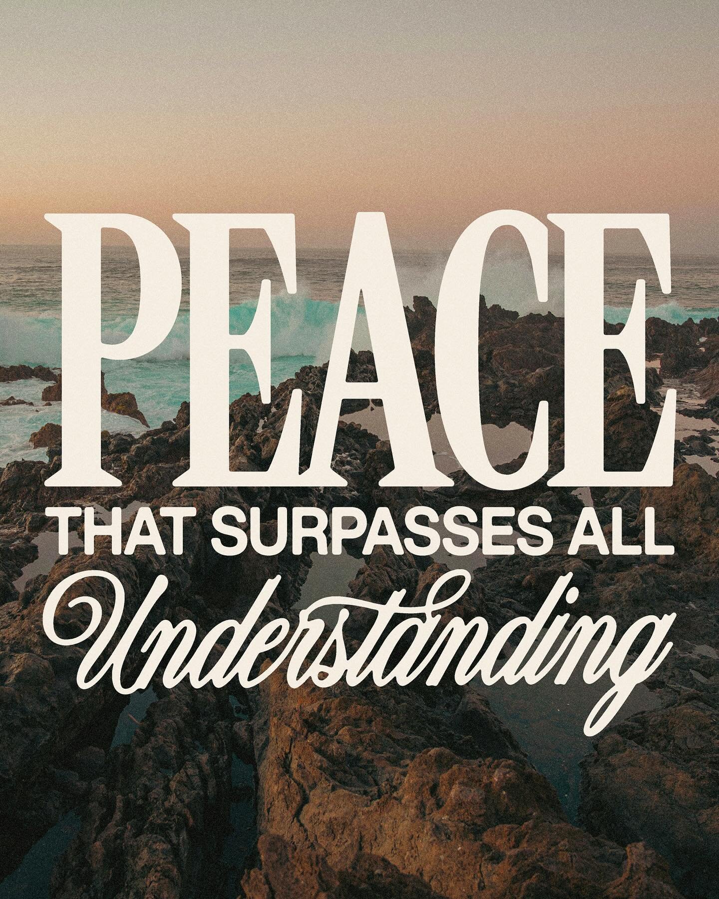 The peace that God can offer is you is FAR more than anything this world can offer. It&rsquo;s a peace that our minds cannot comprehend. It surpasses all understanding 🤯
&bull;
Swipe to see alternatives ➡️