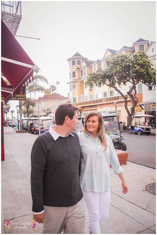  newly engaged couple enjoying one another’s company 