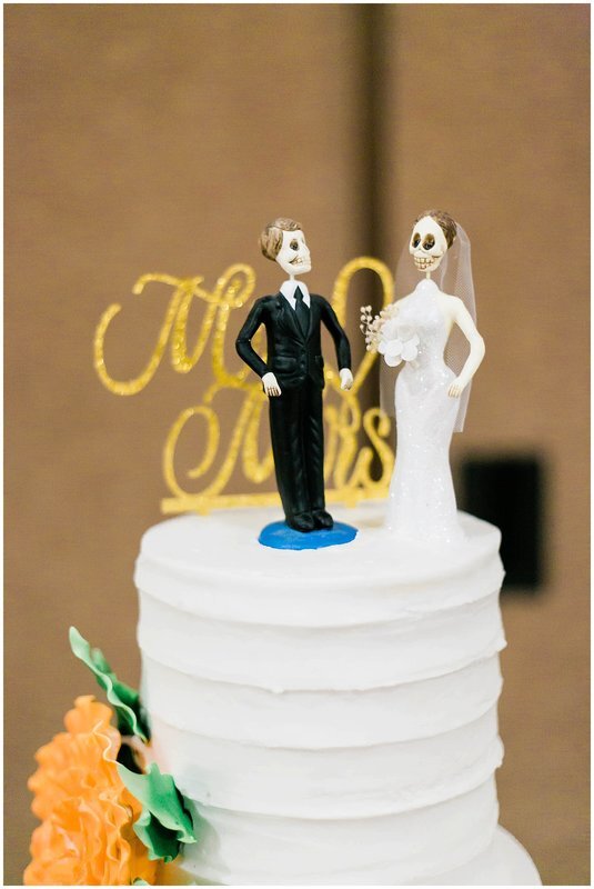 mr and mrs skeleton wedding cake toppers 