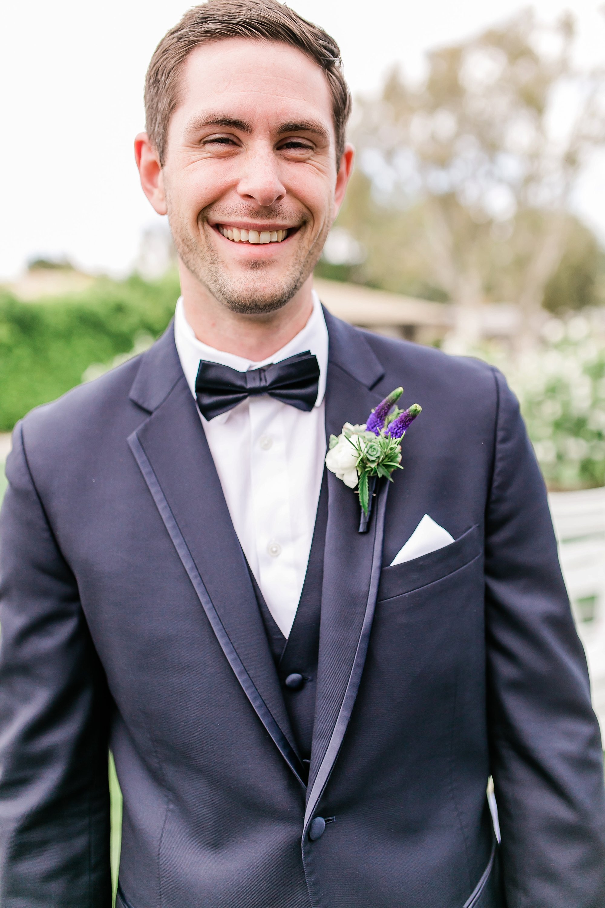  groom in his wedding tux 