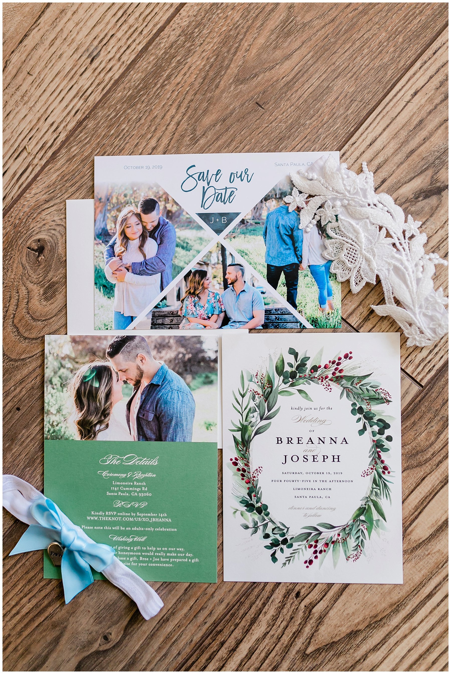  wedding invitations and save the date 