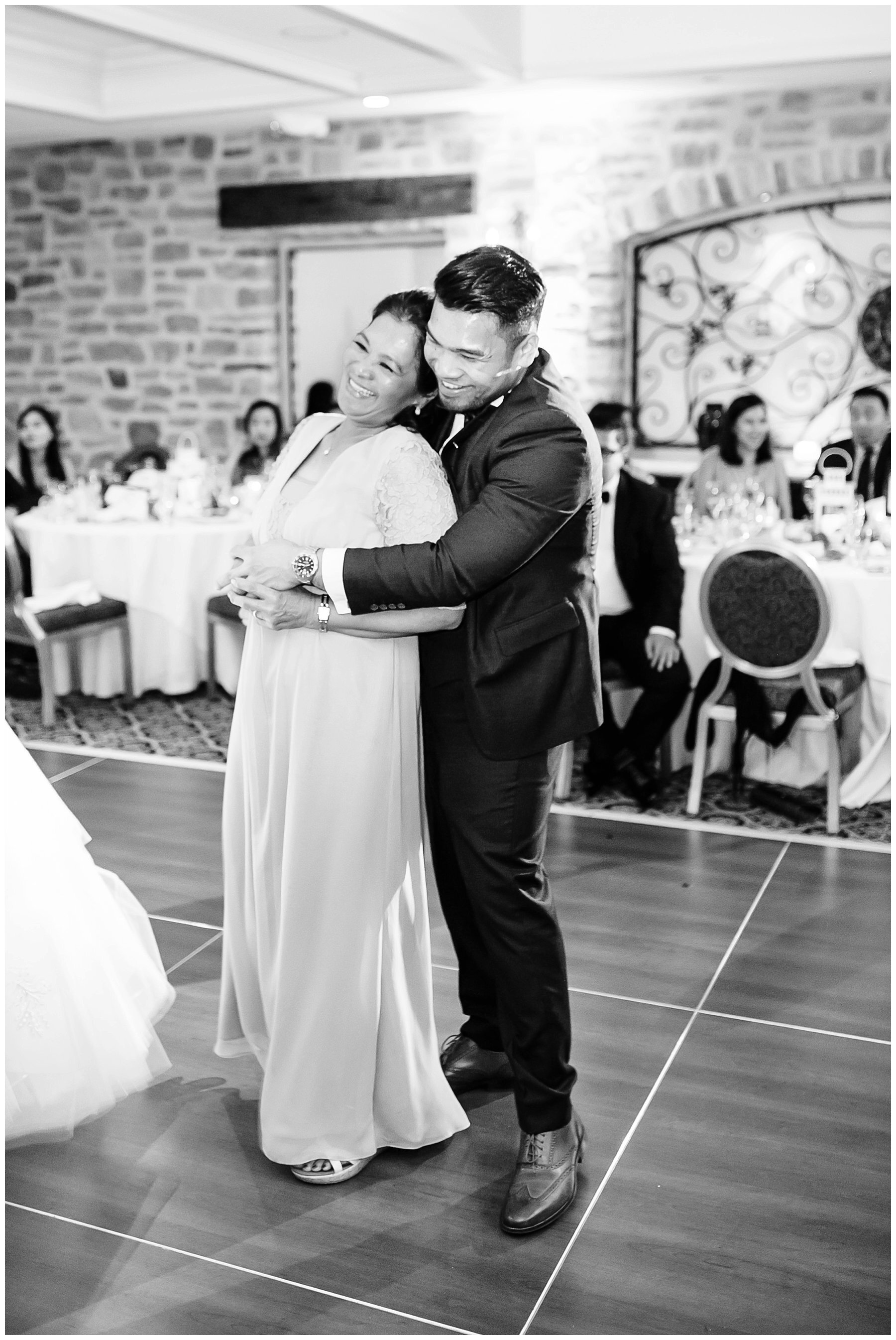  groom dancing with his mother 