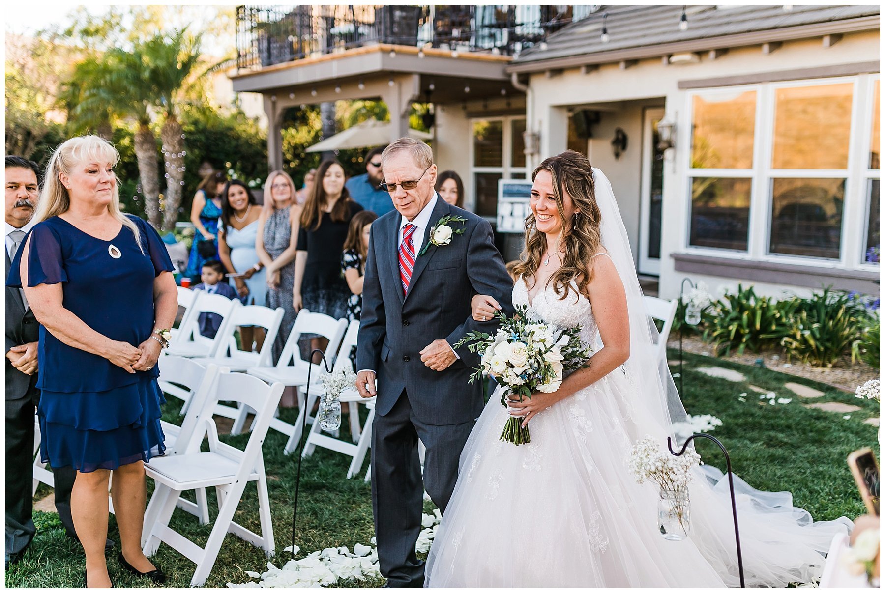  father walking the bride down the aisle 