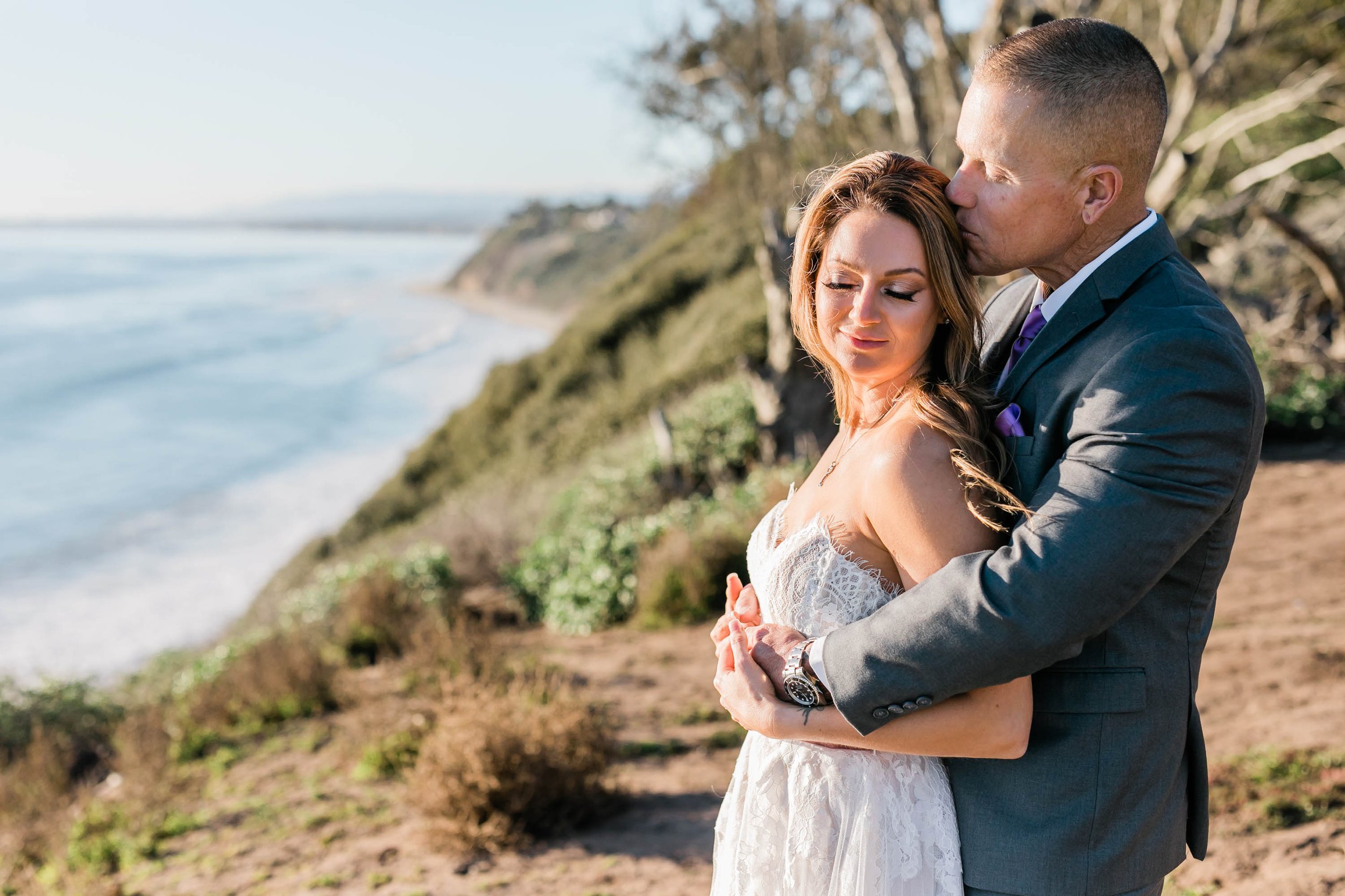  Santa Barbara Courthouse Elopement Wedding bride and groom photo session 